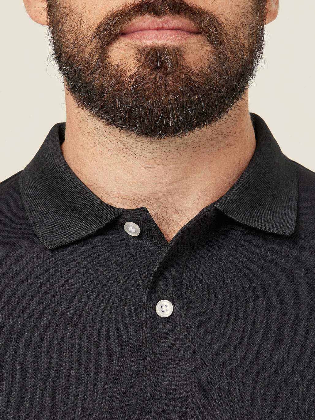 Antibacterial Polyface Short Sleeve Work Polo Black CATJ2M - Land to Coast