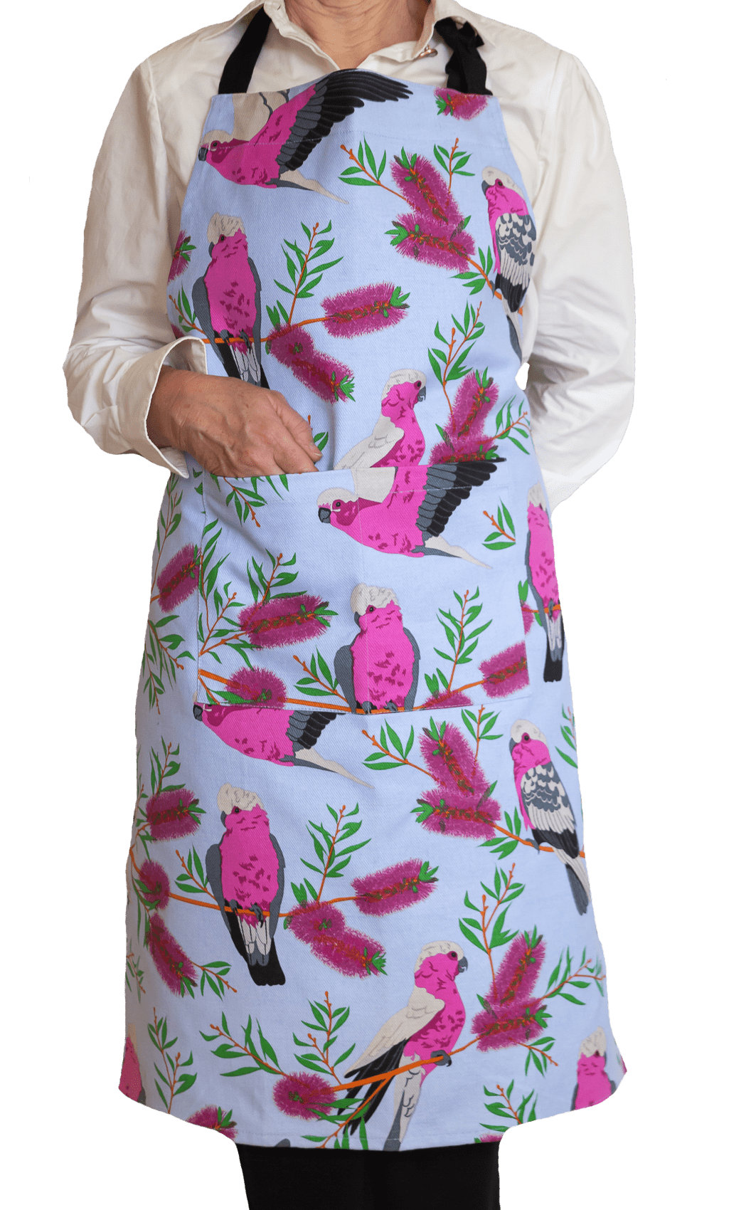 Apron (Heavy Drill) - Blue Galah - Land to Coast