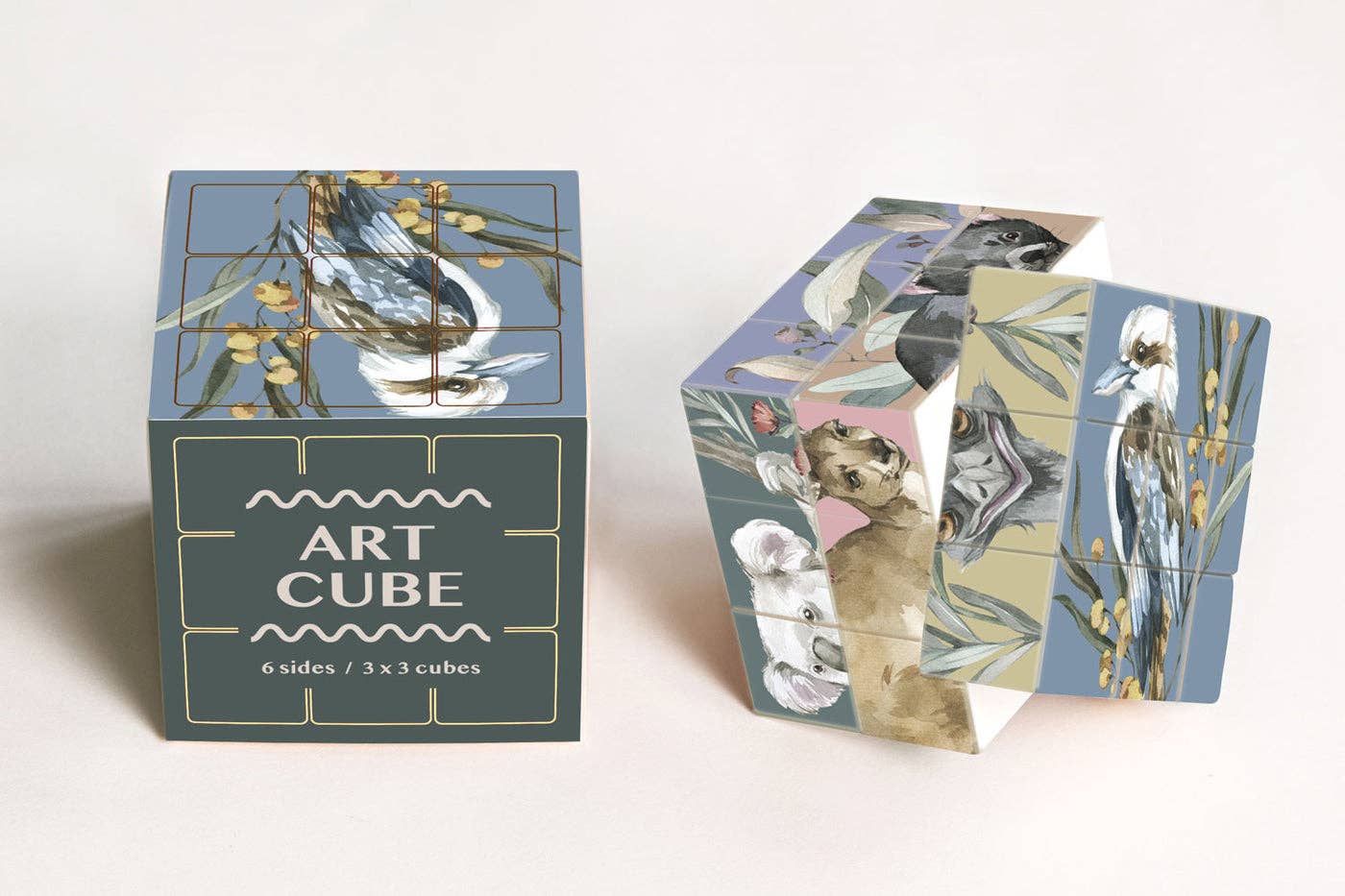 Art Cube - Aussie Animals - Land to Coast
