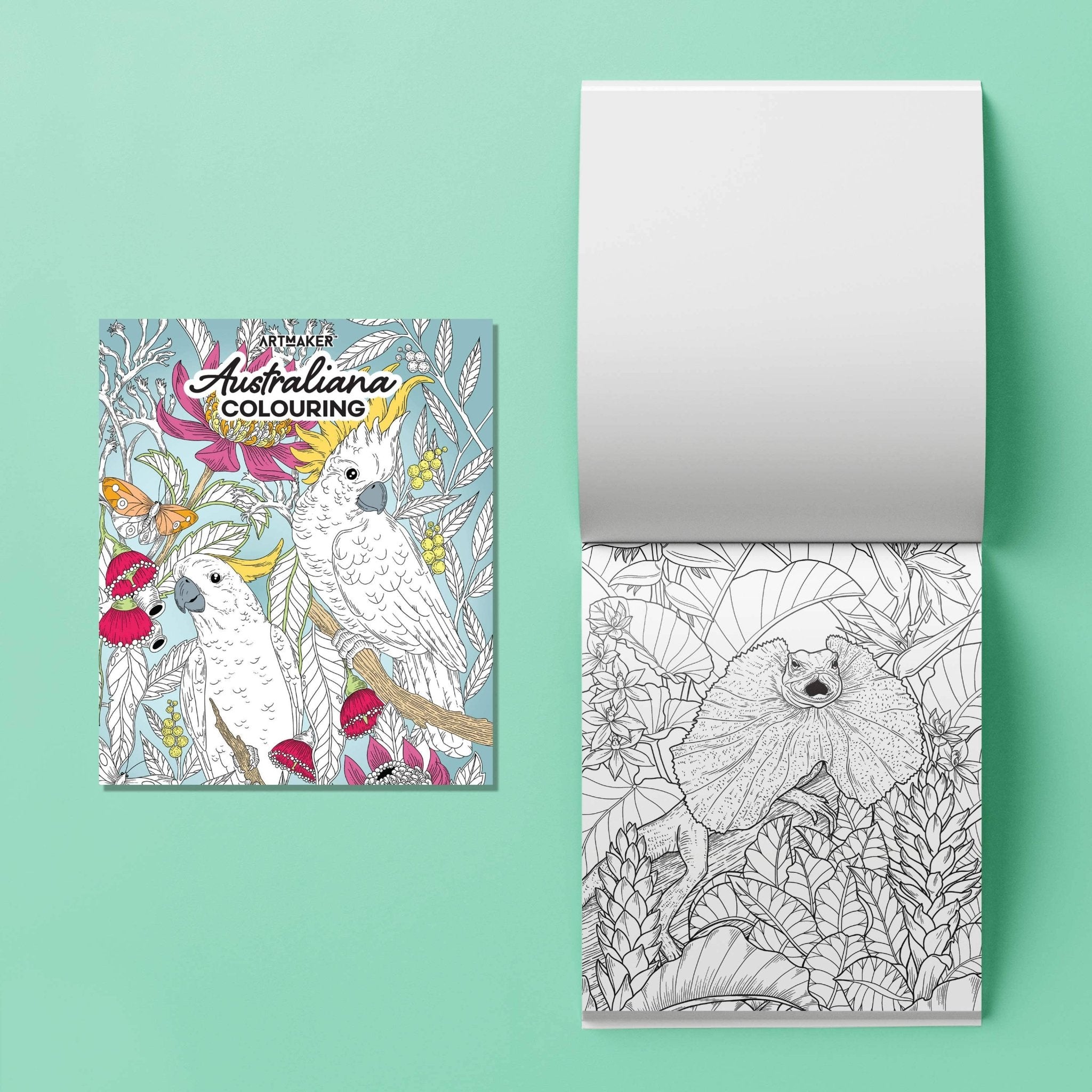 Art Maker Australiana Colouring - Land to Coast