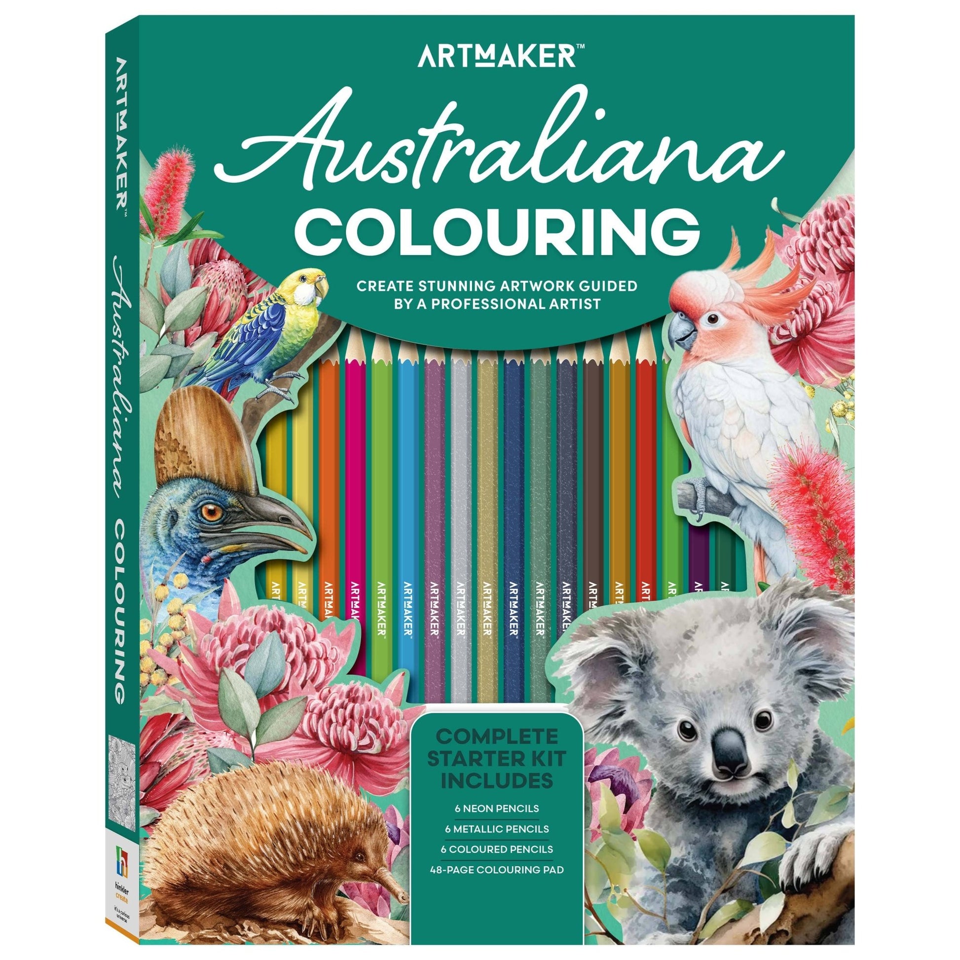 Art Maker Australiana Colouring - Land to Coast
