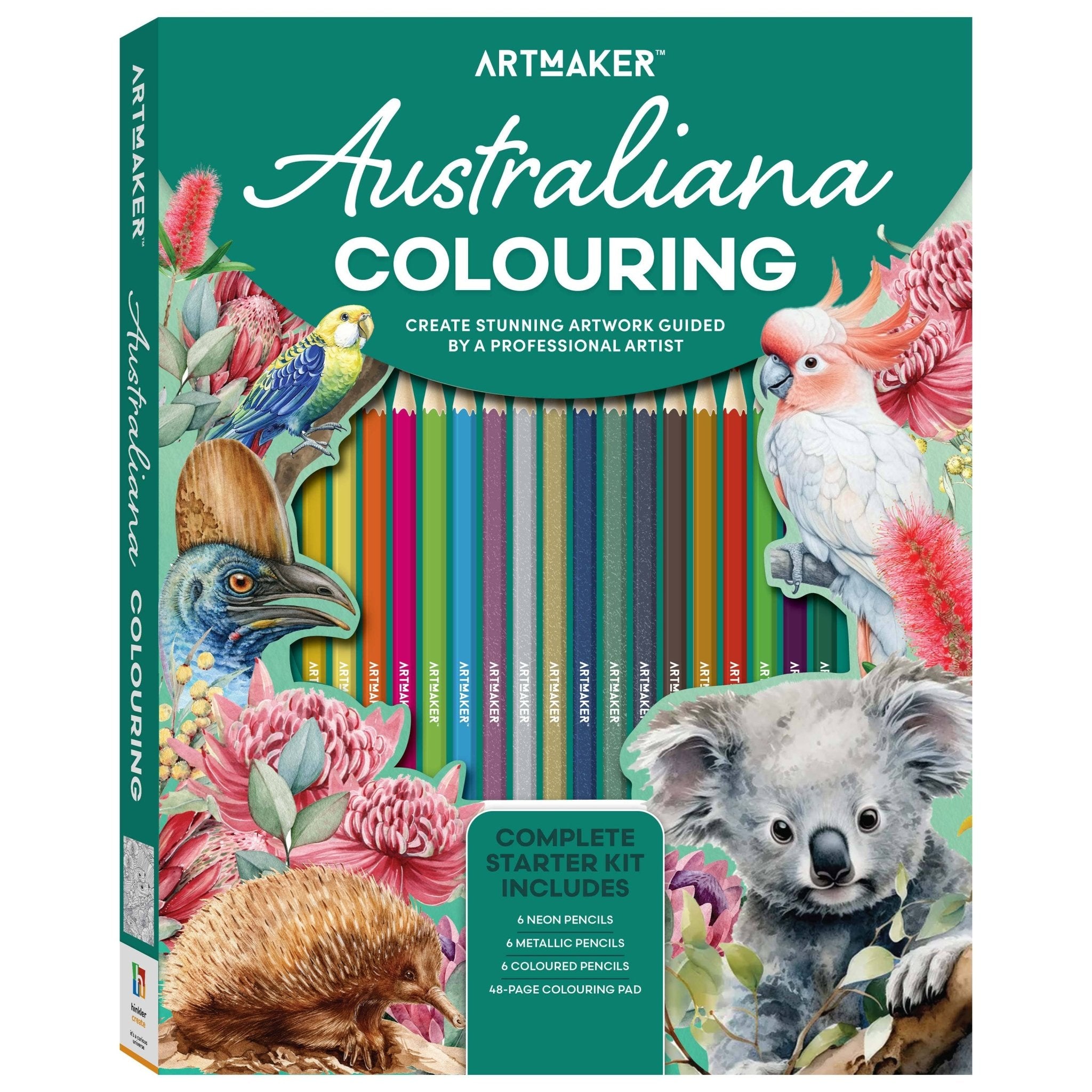 Art Maker Australiana Colouring - Land to Coast
