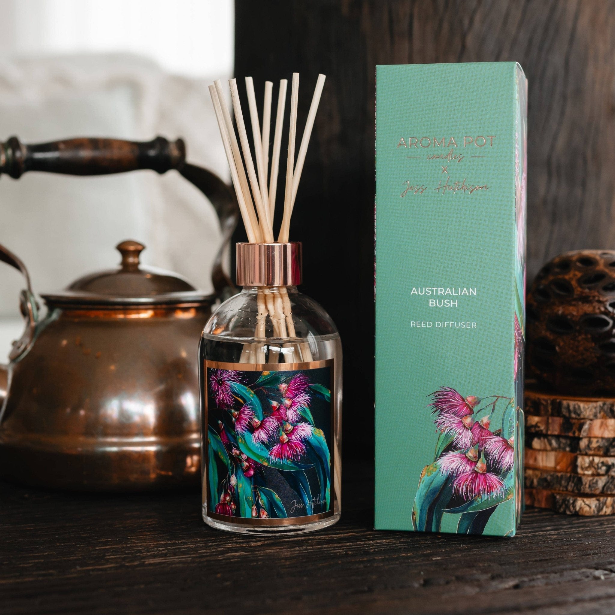 Australian artist reed diffuser | Australian bush | 200ml - Land to Coast