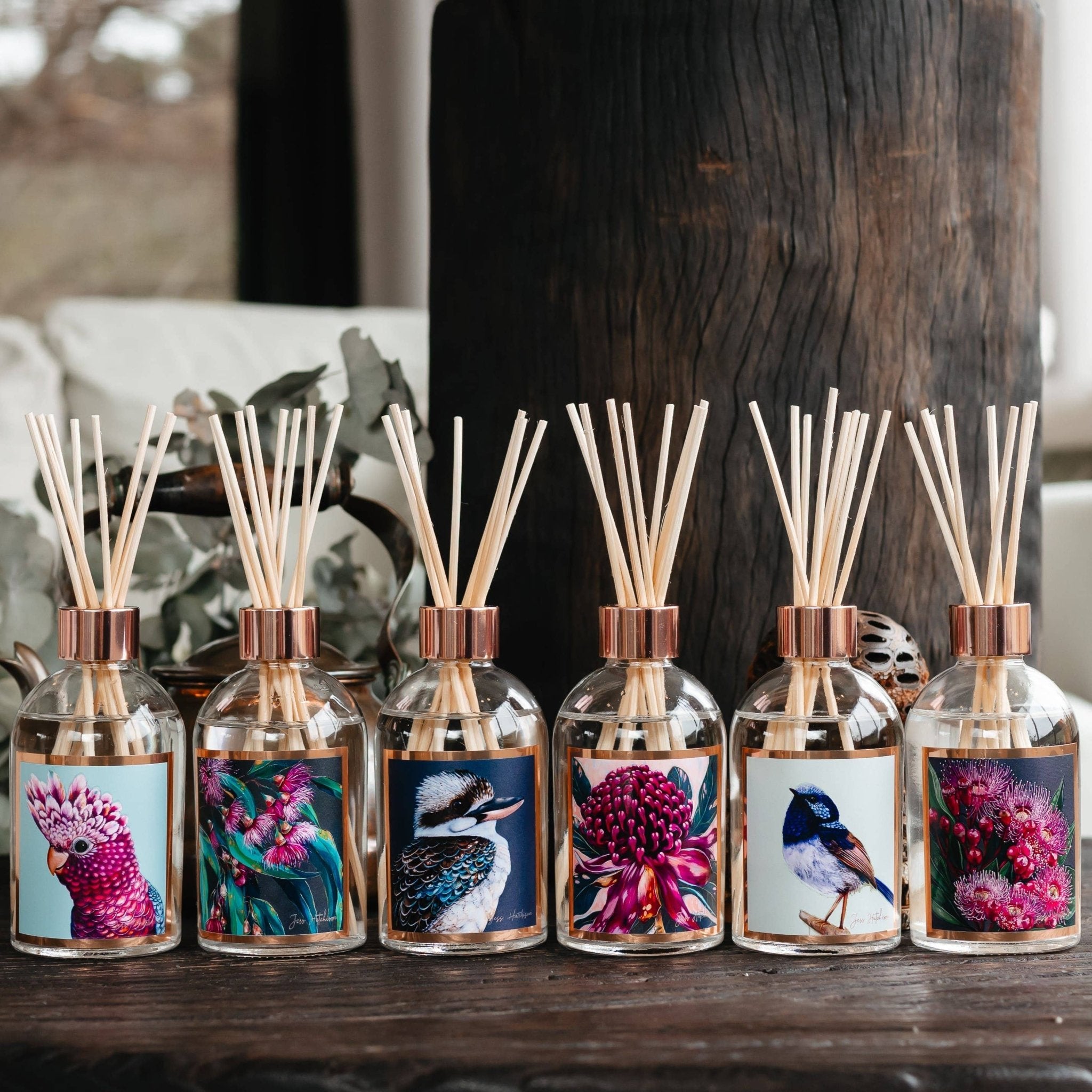 Australian artist reed diffuser | Australian Sandalwood | 200ml - Land to Coast