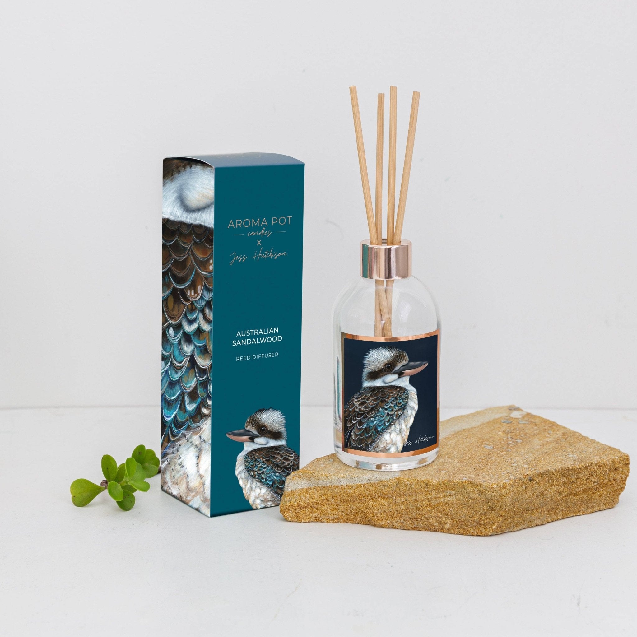 Australian artist reed diffuser | Australian Sandalwood | 200ml - Land to Coast