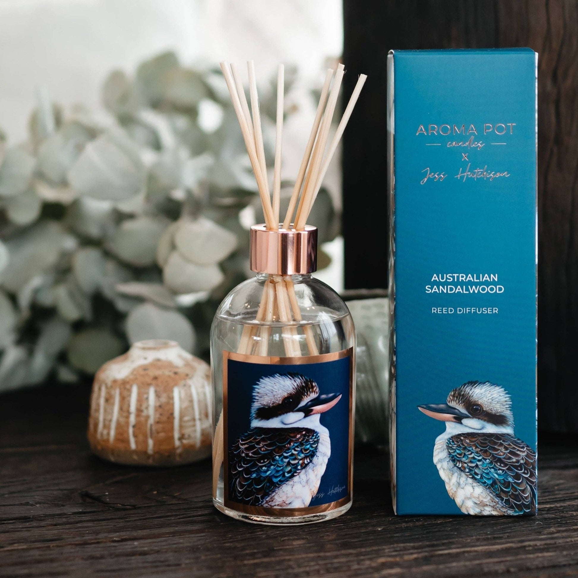 Australian artist reed diffuser | Australian Sandalwood | 200ml - Land to Coast