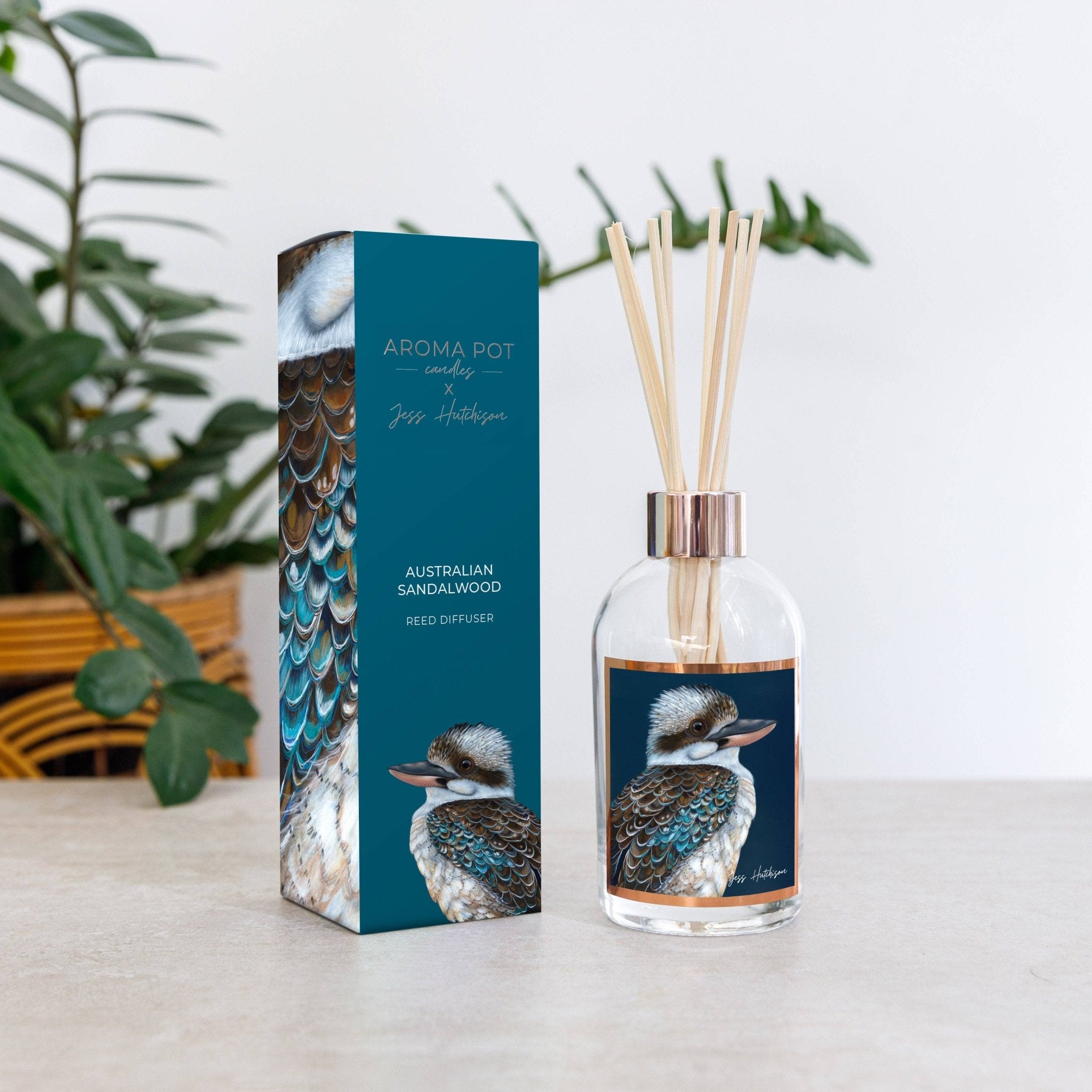 Australian artist reed diffuser | Australian Sandalwood | 200ml - Land to Coast