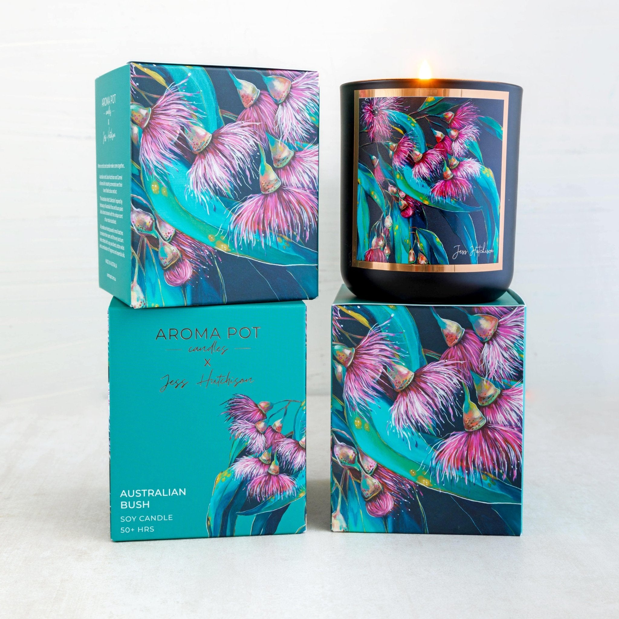 Australian artist soy candle | Australian bush | 50+hrs - Land to Coast