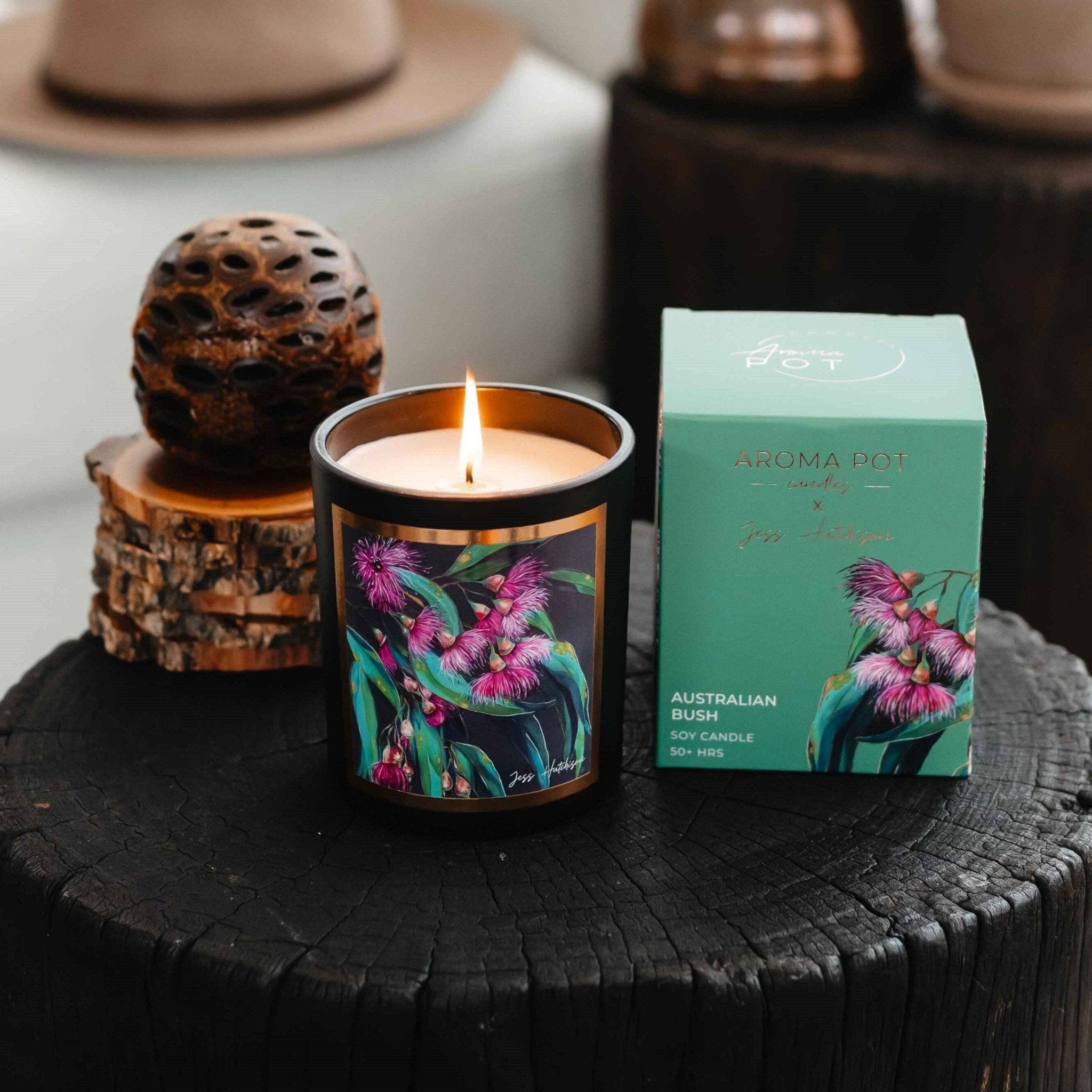 Australian artist soy candle | Australian bush | 50+hrs - Land to Coast