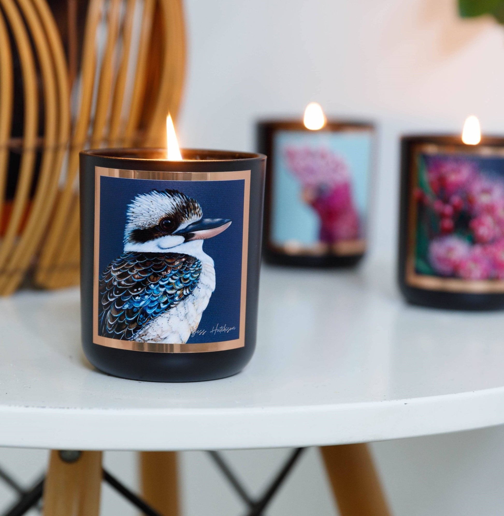 Australian artist soy candle | Australian Sandalwood | 50+hrs - Land to Coast