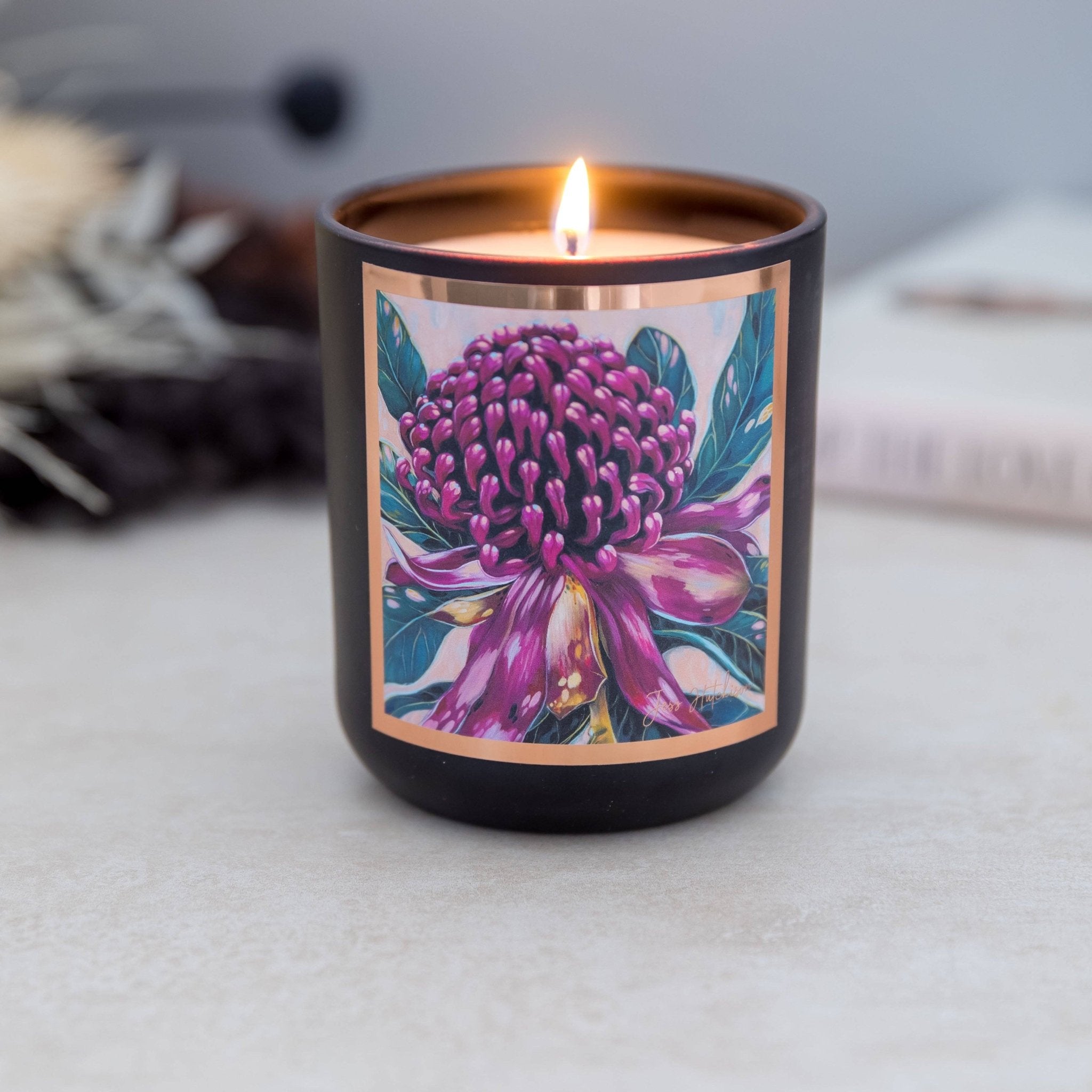 Australian artist soy candle | Kakadu plum | 50+hrs - Land to Coast