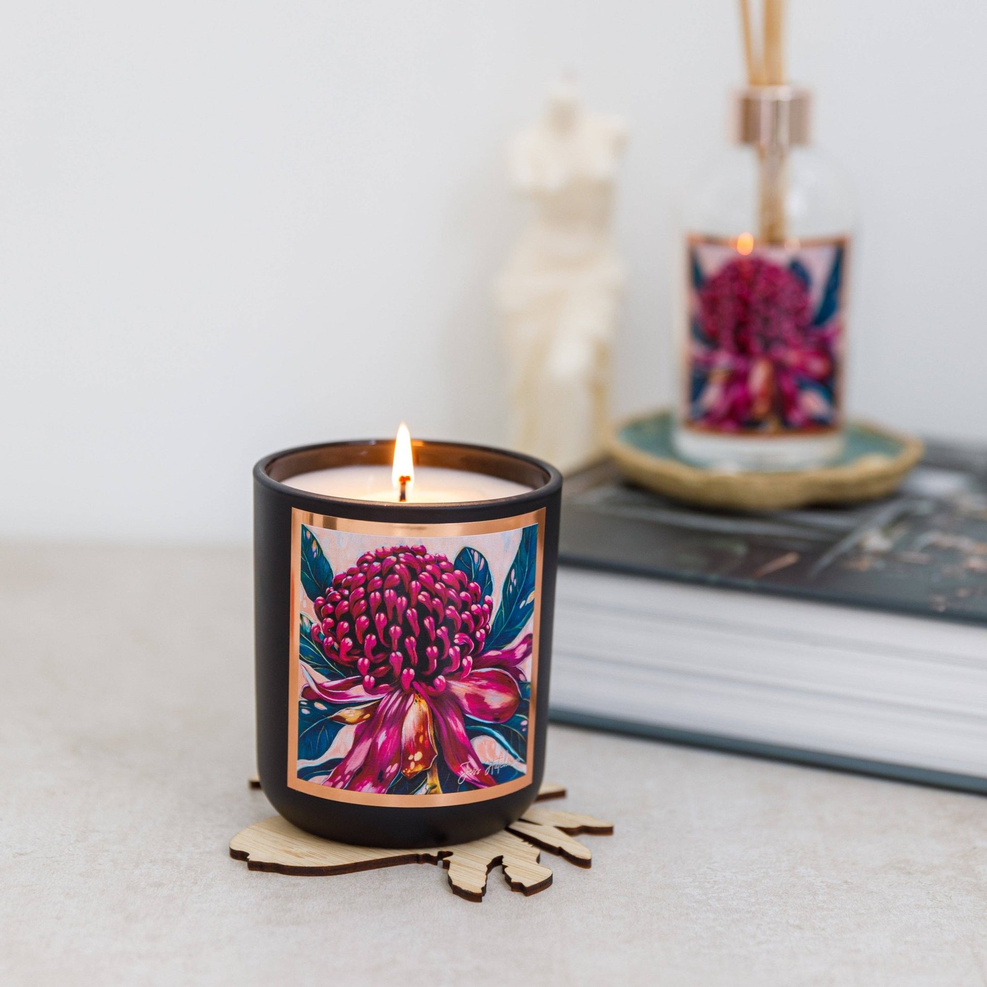 Australian artist soy candle | Kakadu plum | 50+hrs - Land to Coast