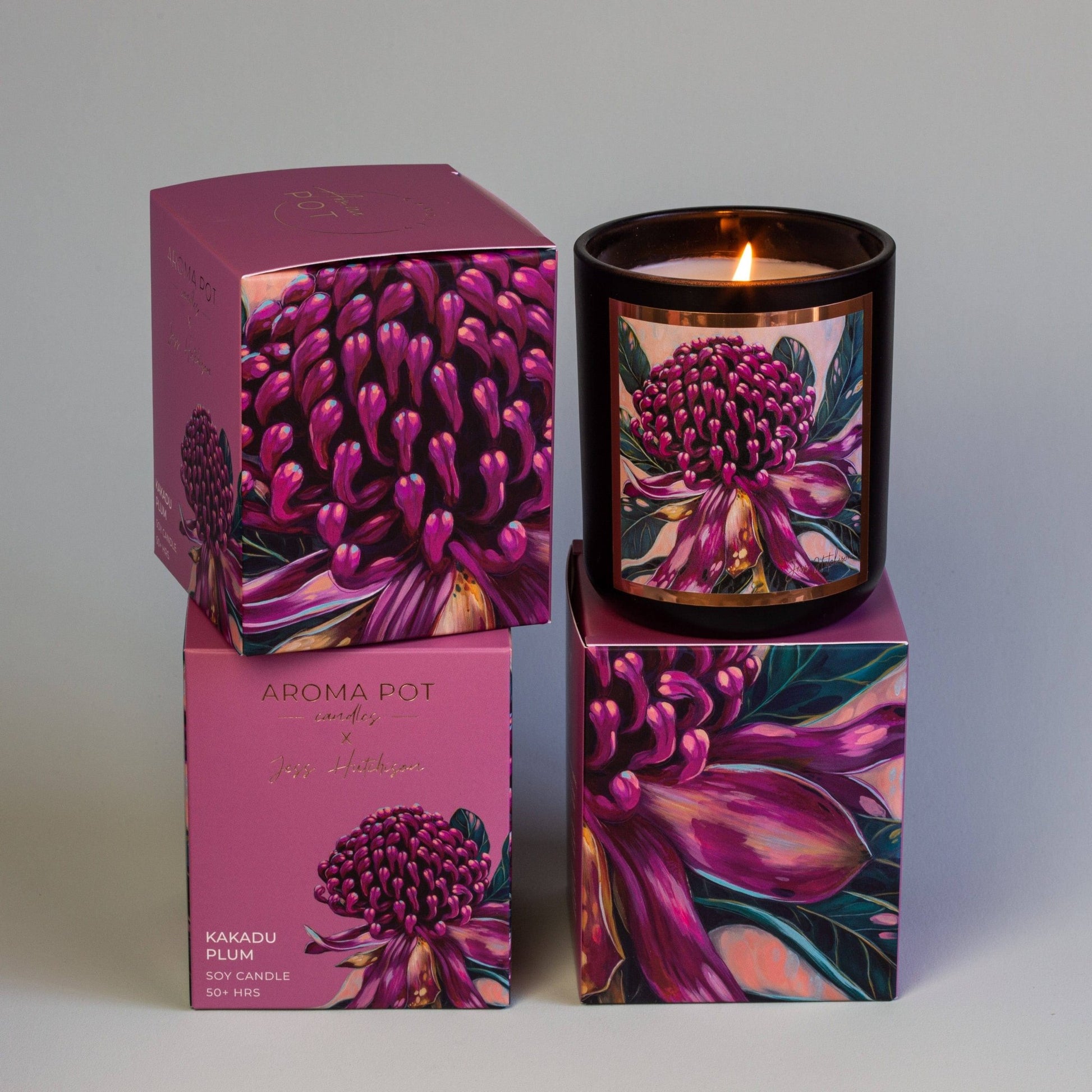 Australian artist soy candle | Kakadu plum | 50+hrs - Land to Coast