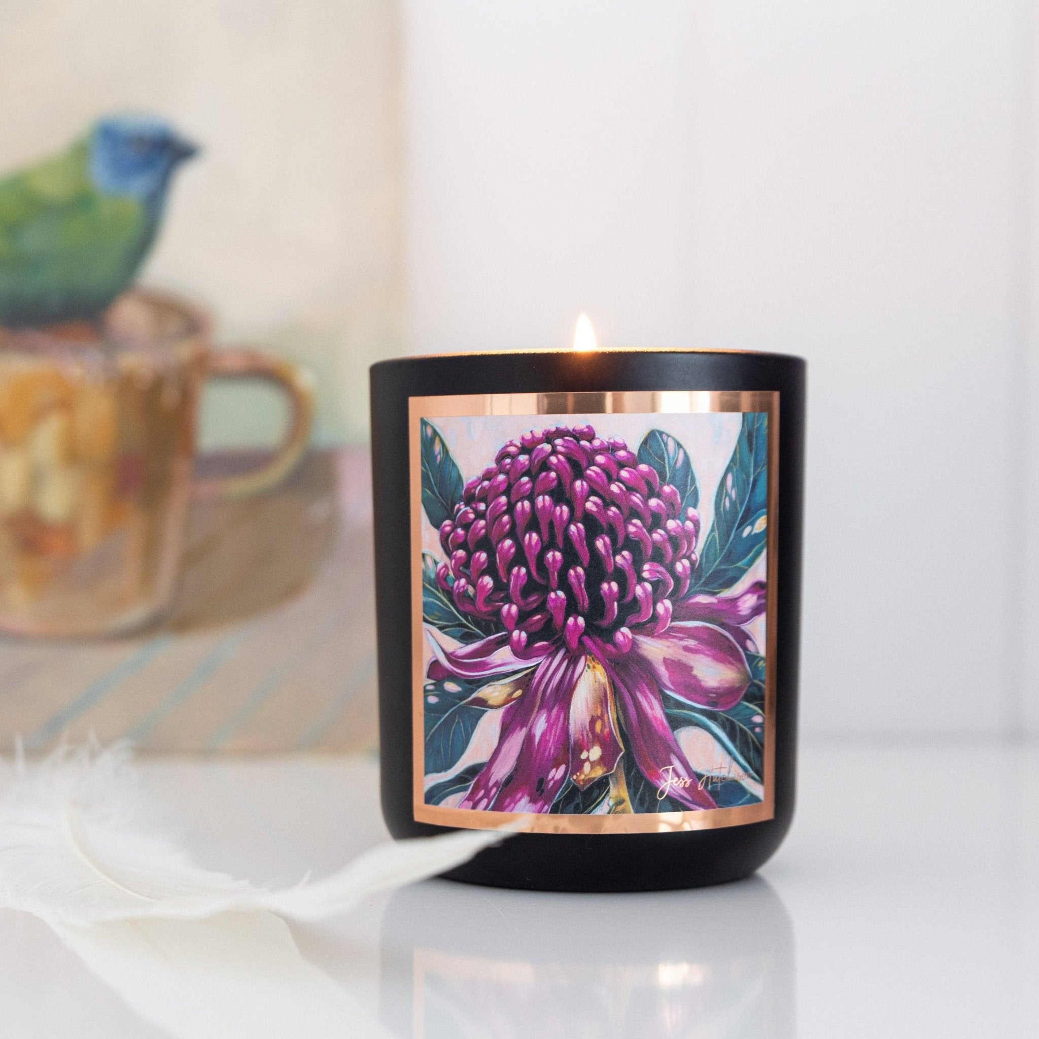 Australian artist soy candle | Kakadu plum | 50+hrs - Land to Coast