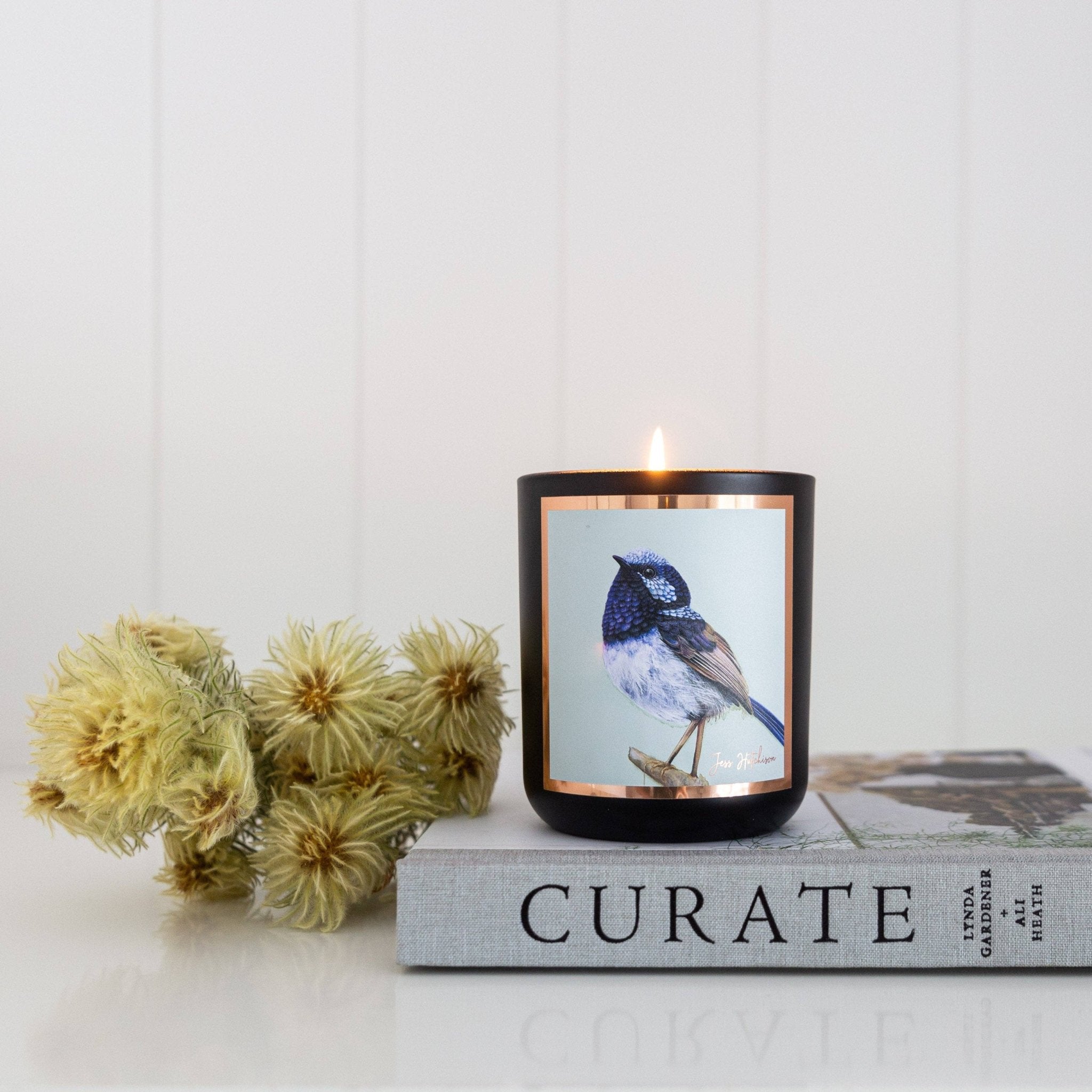 Australian artist soy candle | lemon myrtle | 50+hrs - Land to Coast