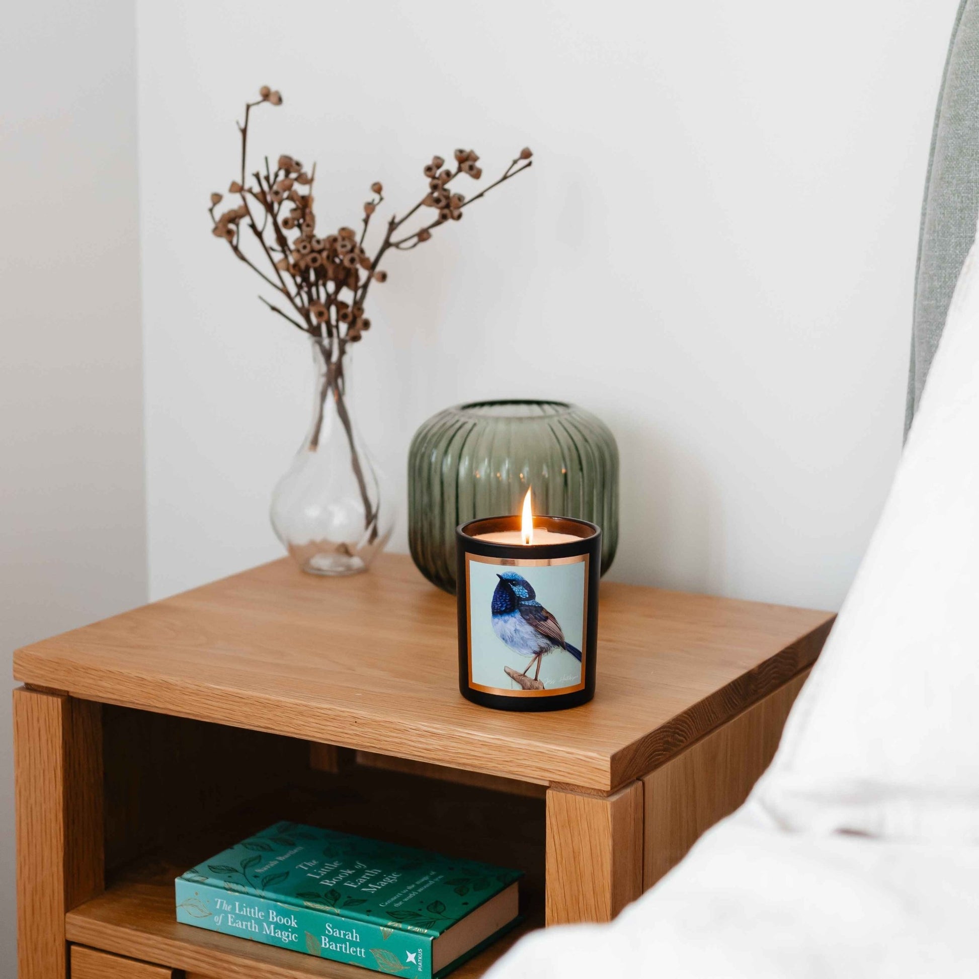 Australian artist soy candle | lemon myrtle | 50+hrs - Land to Coast