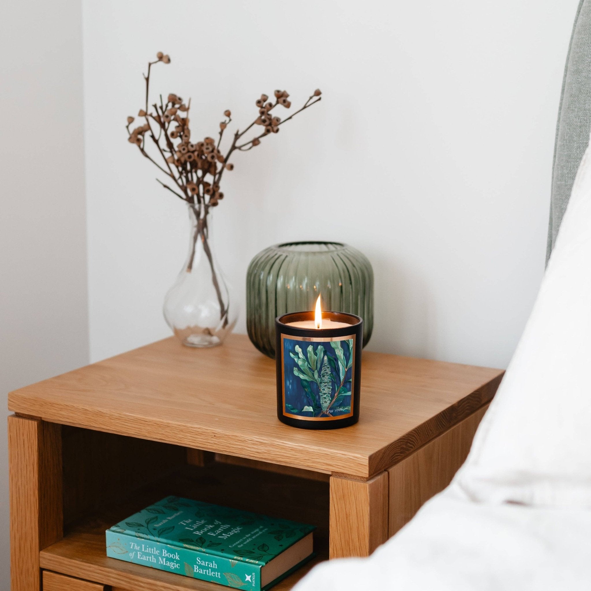 Australian artist soy candle | Native Honeysuckle | 50+hrs - Land to Coast