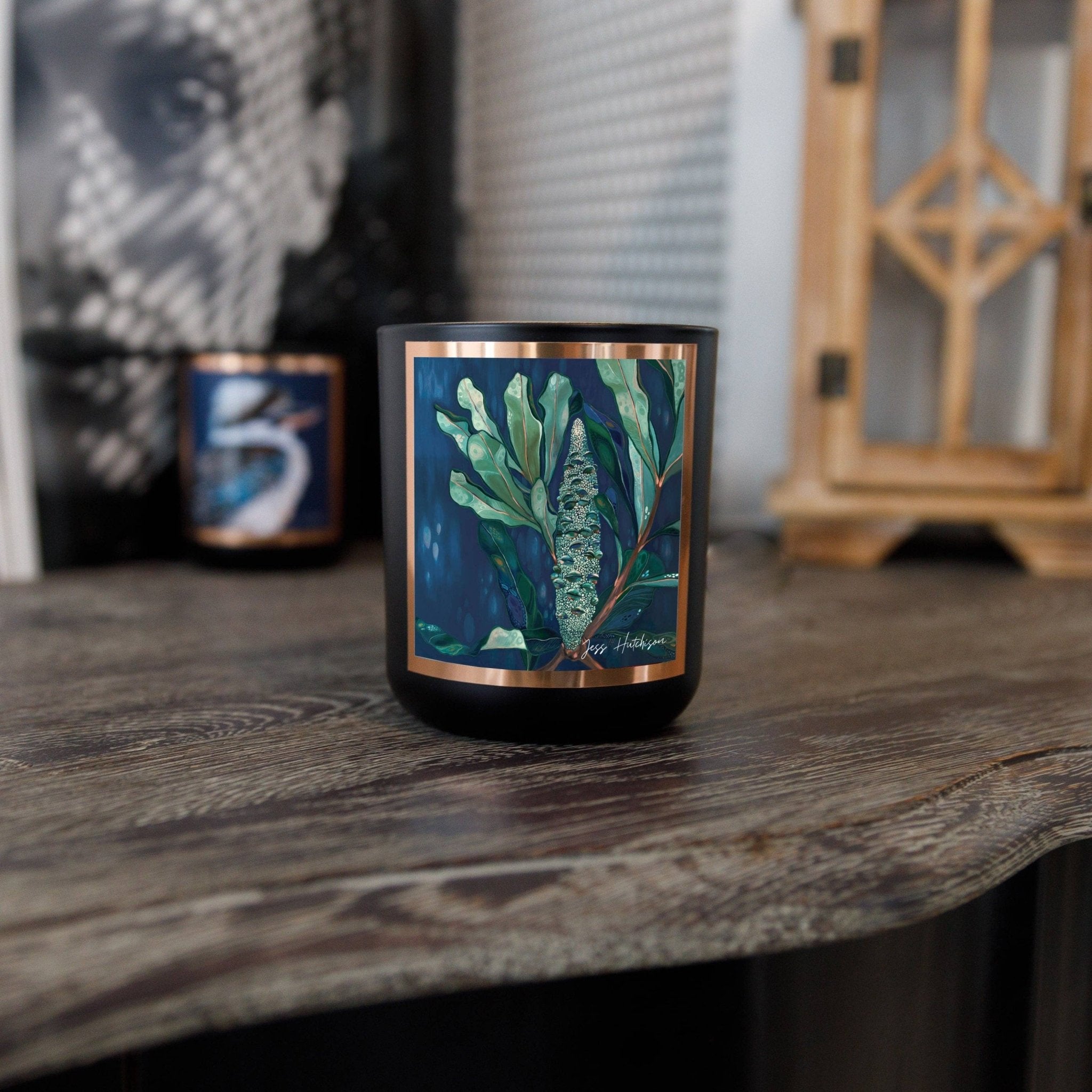 Australian artist soy candle | Native Honeysuckle | 50+hrs - Land to Coast