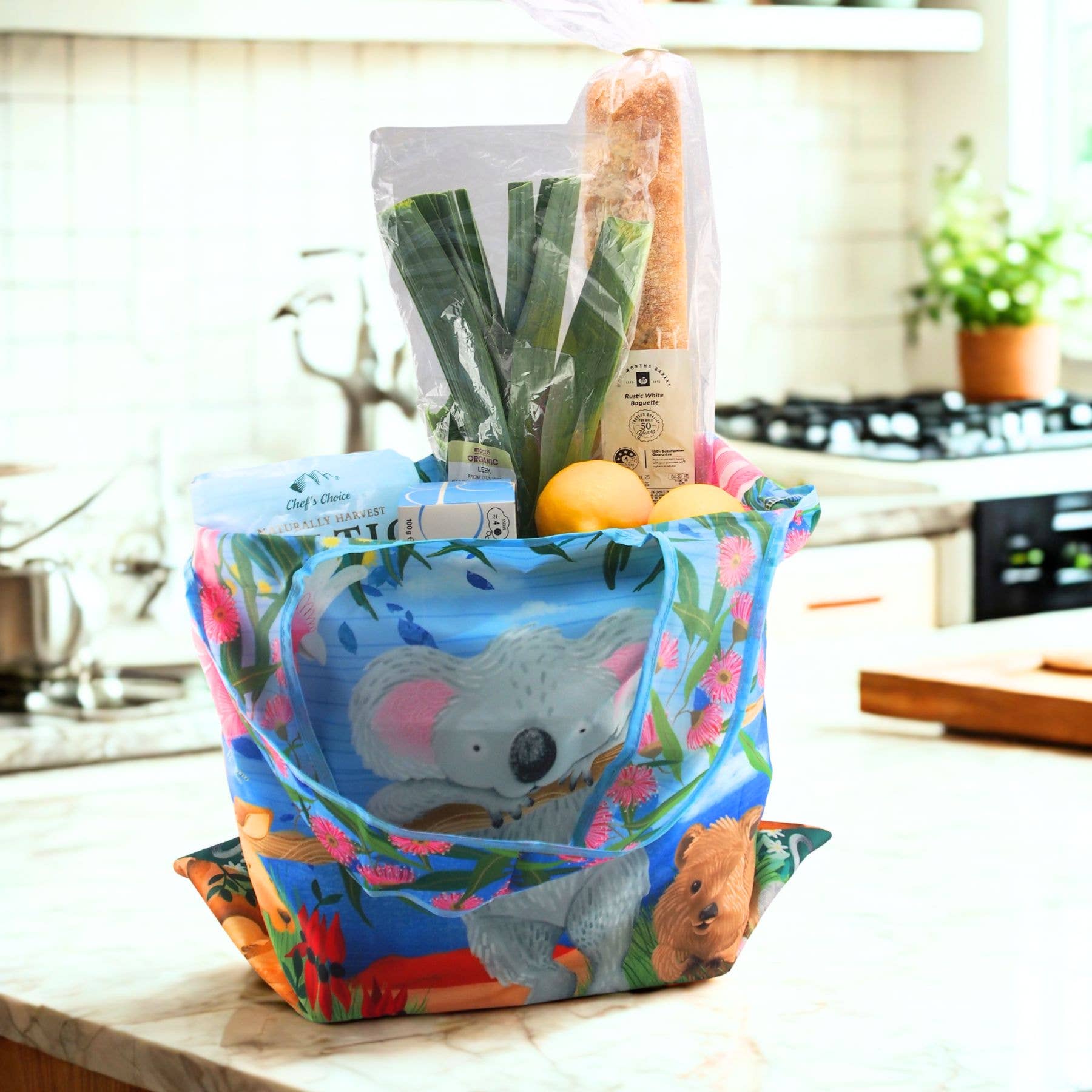 Australian Bliss 100% Recycled eco - friendly shopping bags - Land to Coast