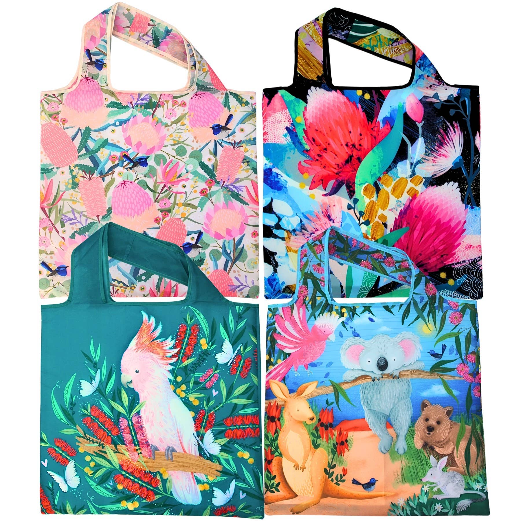 Australian Bliss 100% Recycled eco - friendly shopping bags - Land to Coast