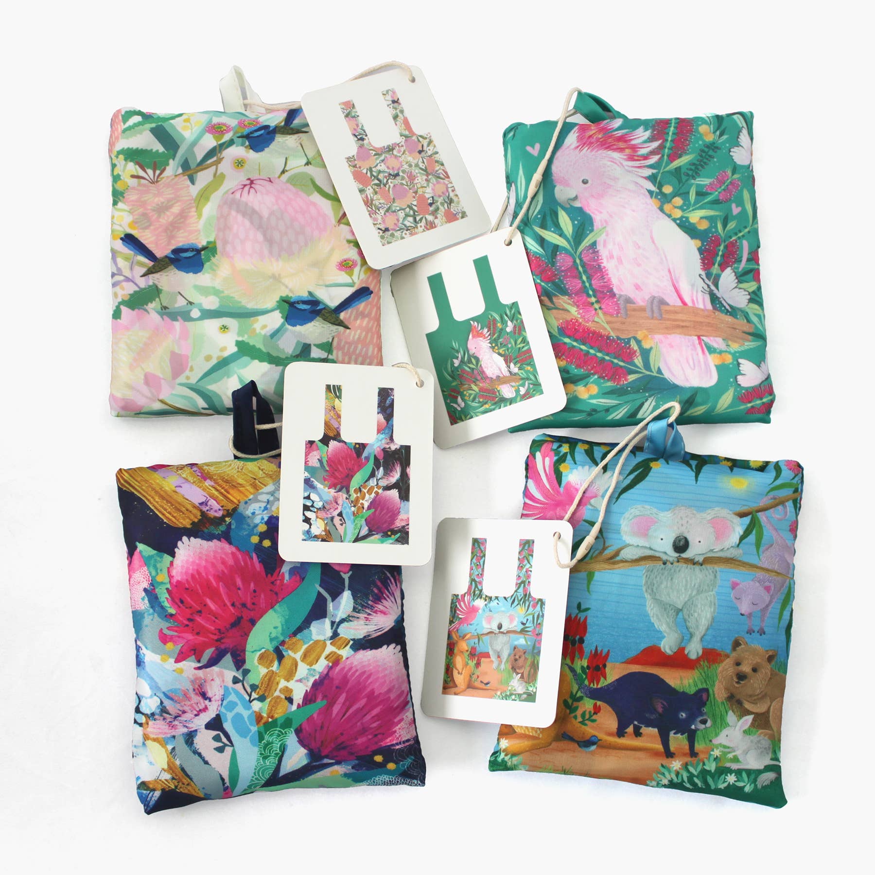 Australian Bliss 100% Recycled eco - friendly shopping bags - Land to Coast