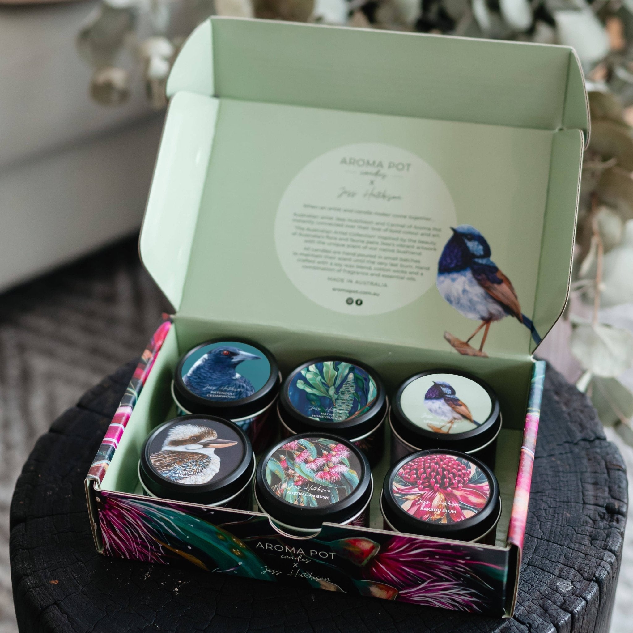 Australian candle sample pack | artist mini tins | 90+hrs - Land to Coast