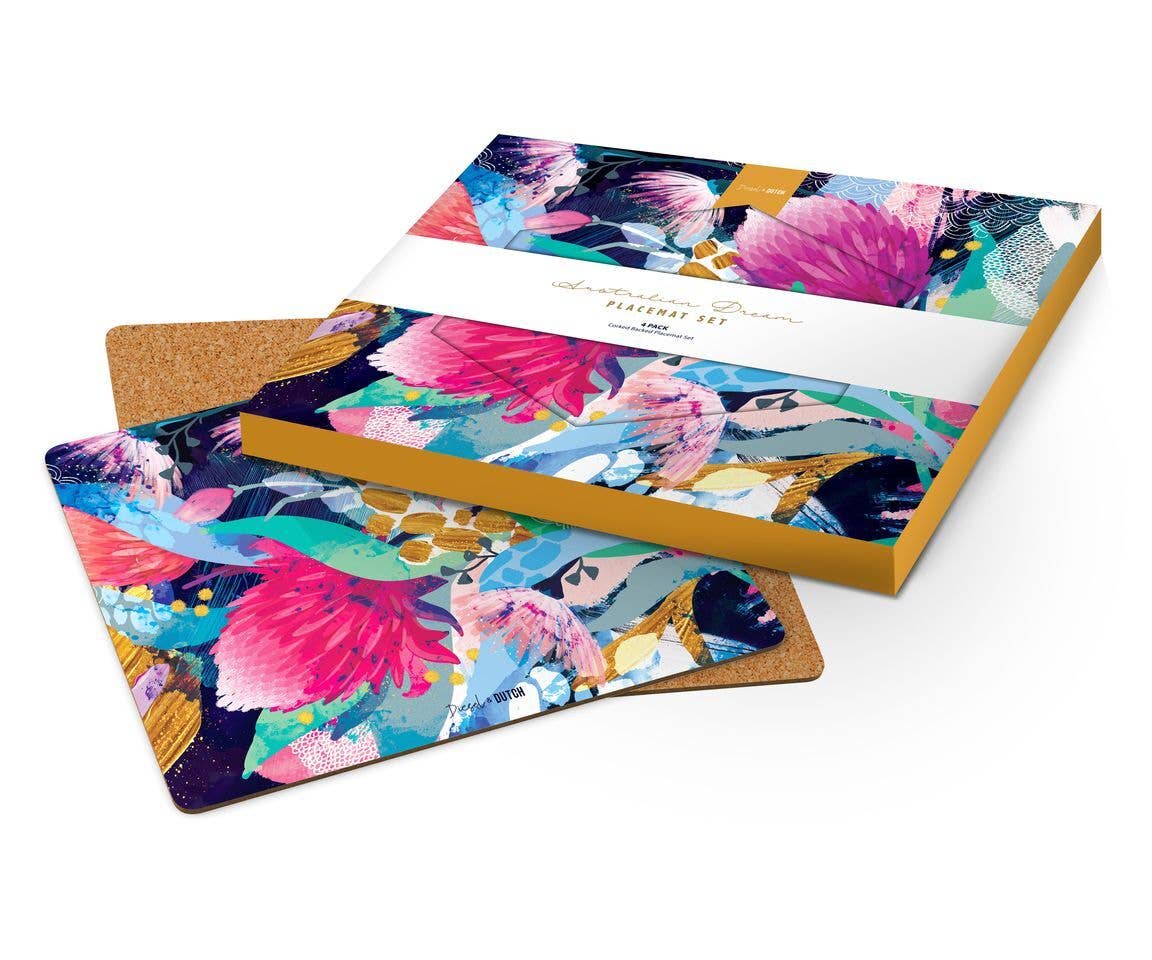 Australian Dream 4pc Placemat Set [4] - Land to Coast