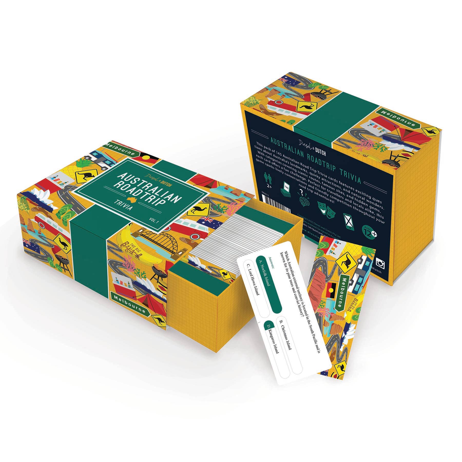 Australian Road Trip Trivia Box - Land to Coast