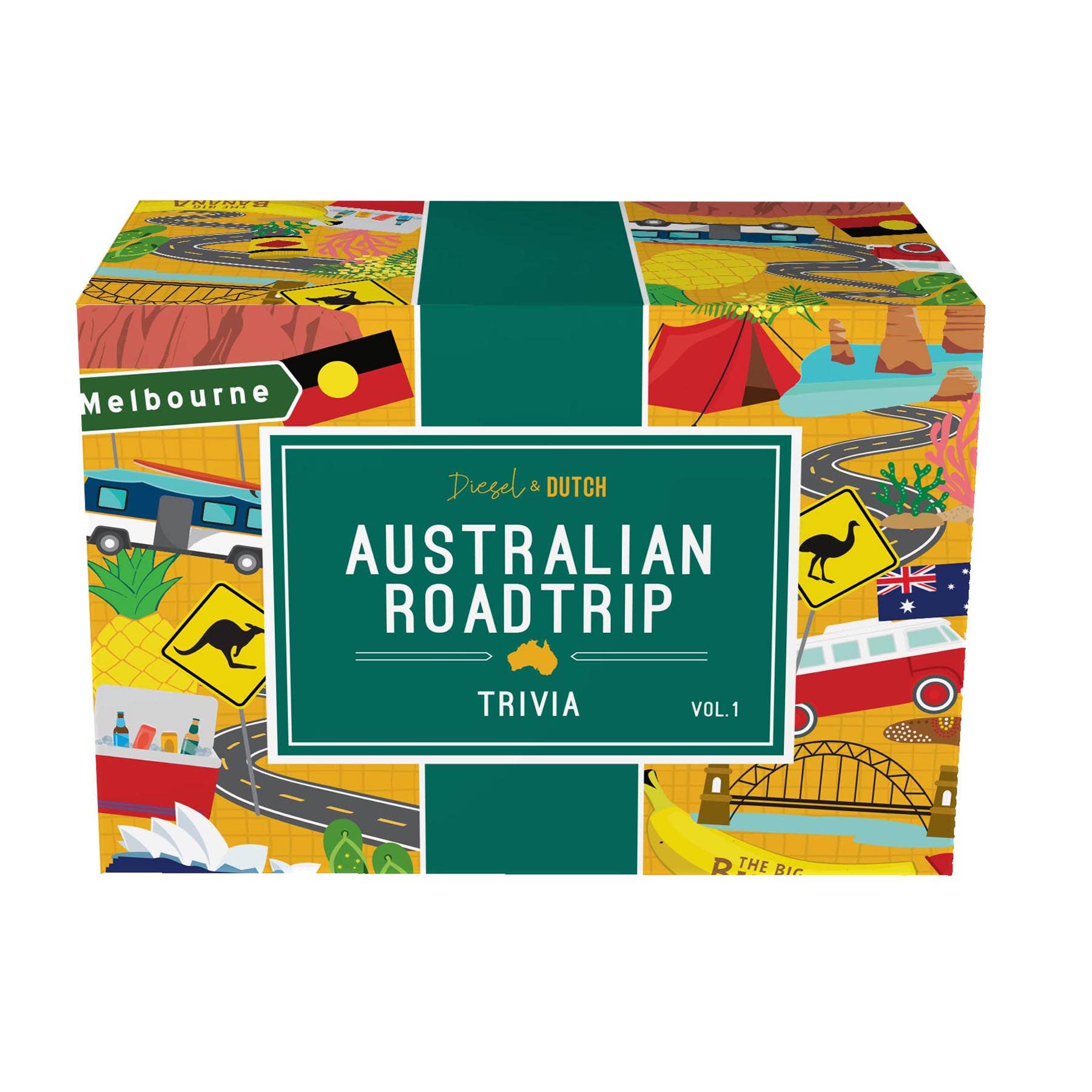 Australian Road Trip Trivia Box - Land to Coast
