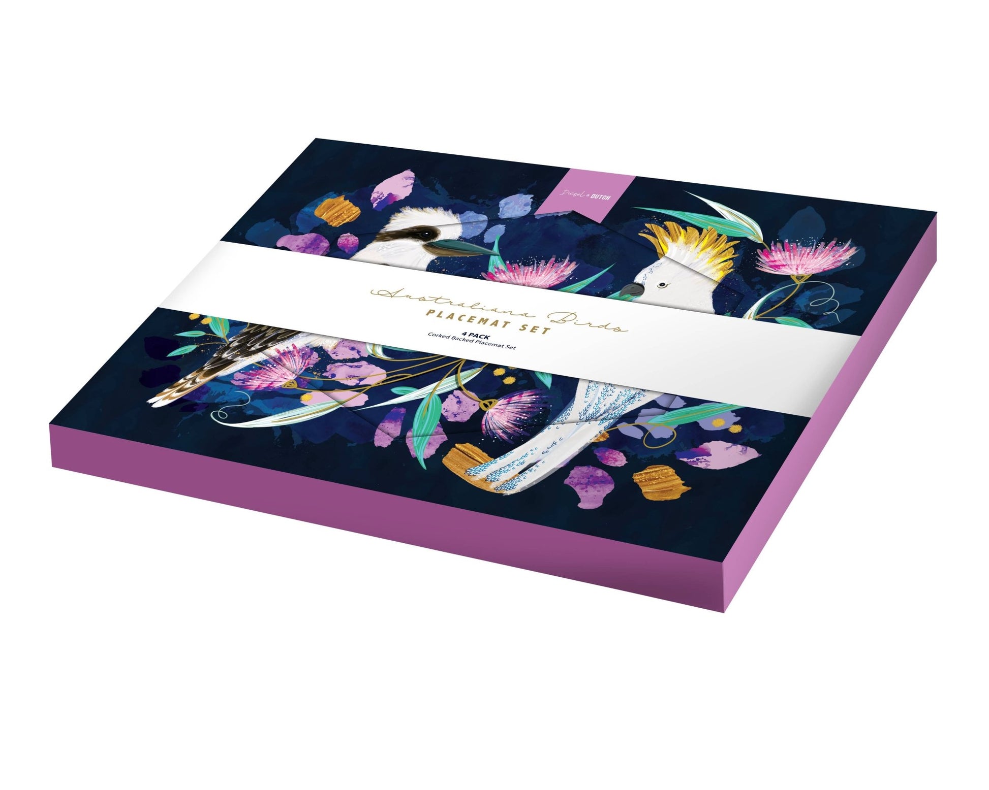 Australiana Birds 4pc Placemat Set [4] - Land to Coast