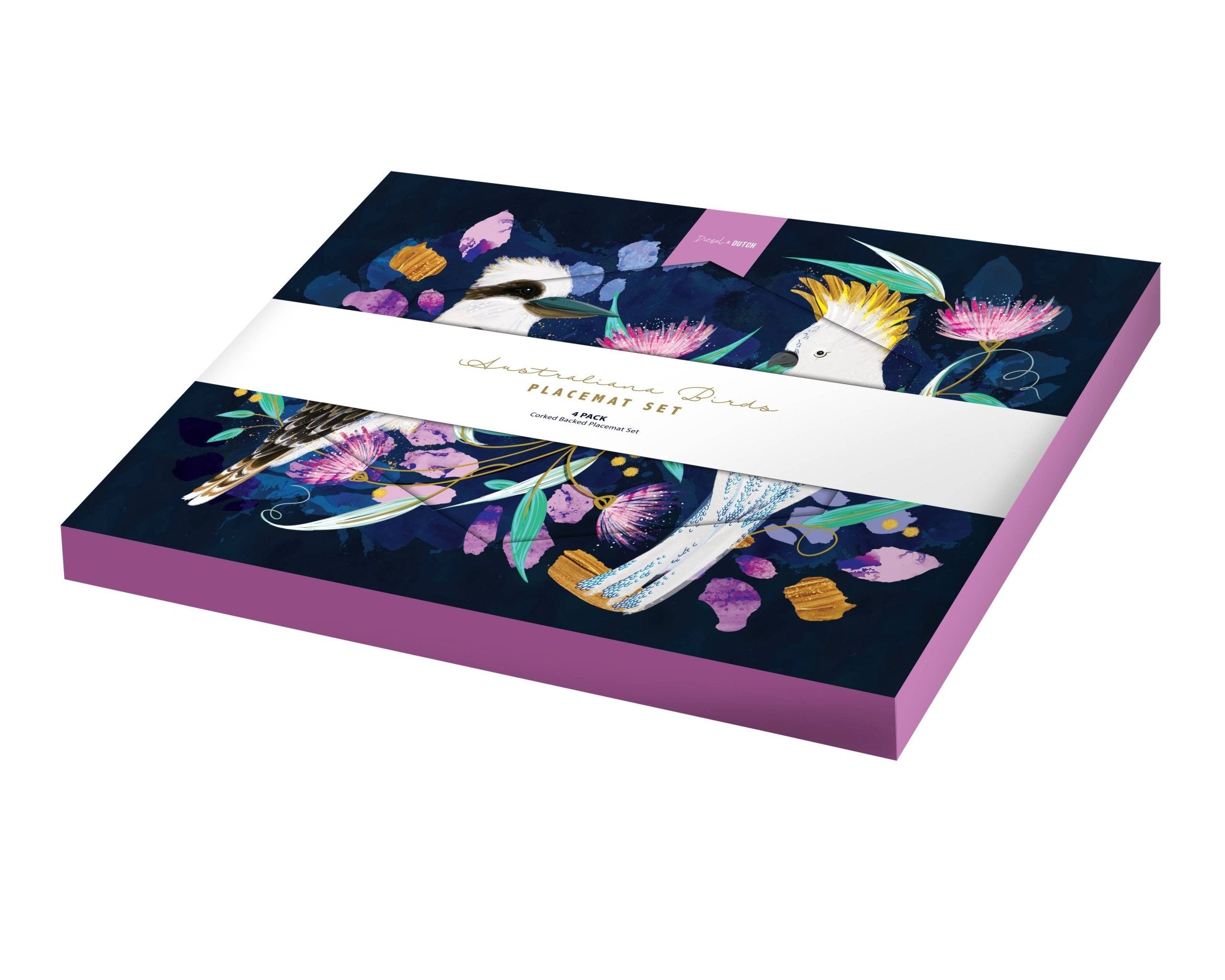 Australiana Birds 4pc Placemat Set [4] - Land to Coast