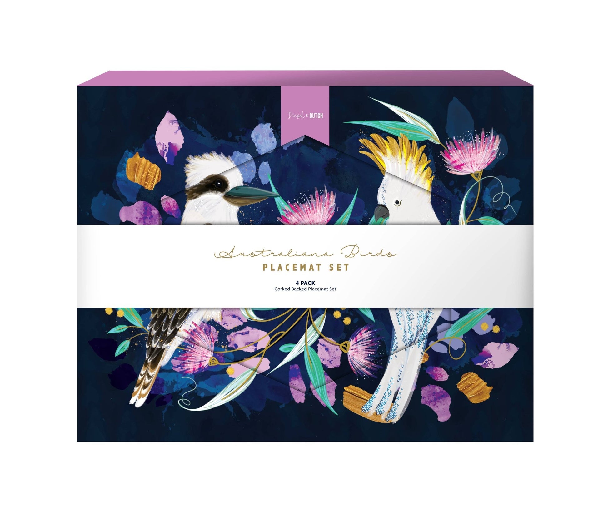 Australiana Birds 4pc Placemat Set [4] - Land to Coast