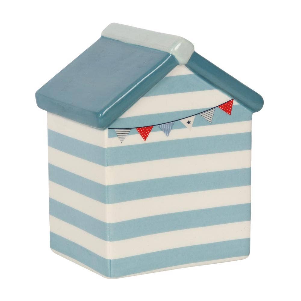 Beach Hut Ceramic Money Box - Land to Coast