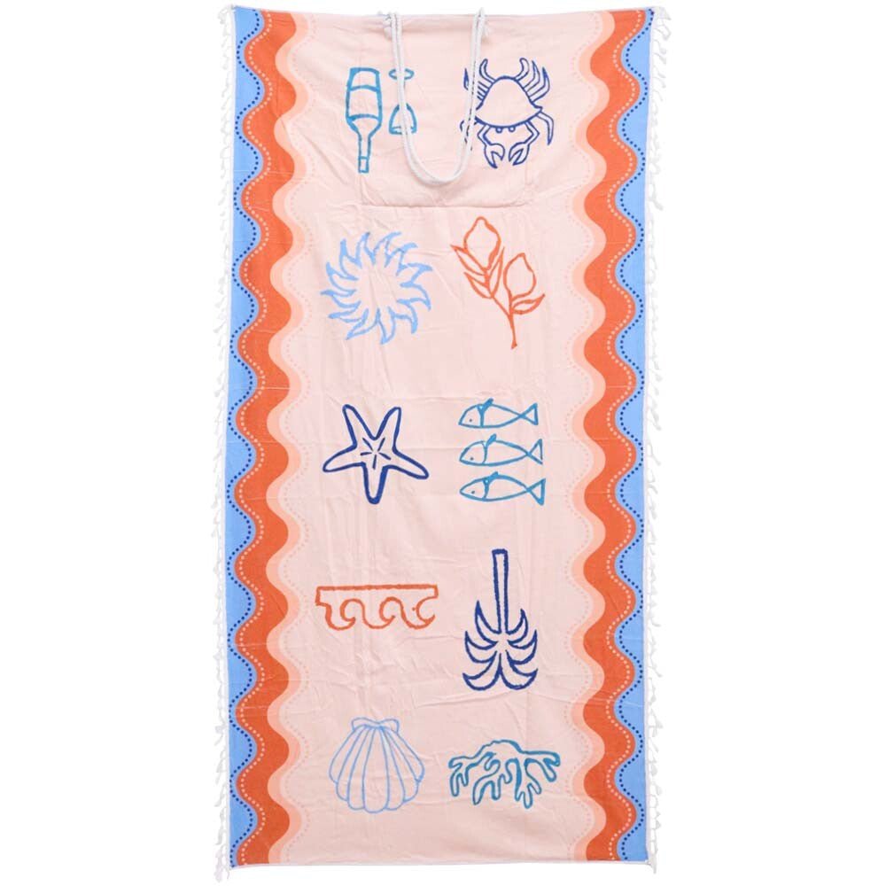 Beach Towel in Bag Mediterranean - Land to Coast