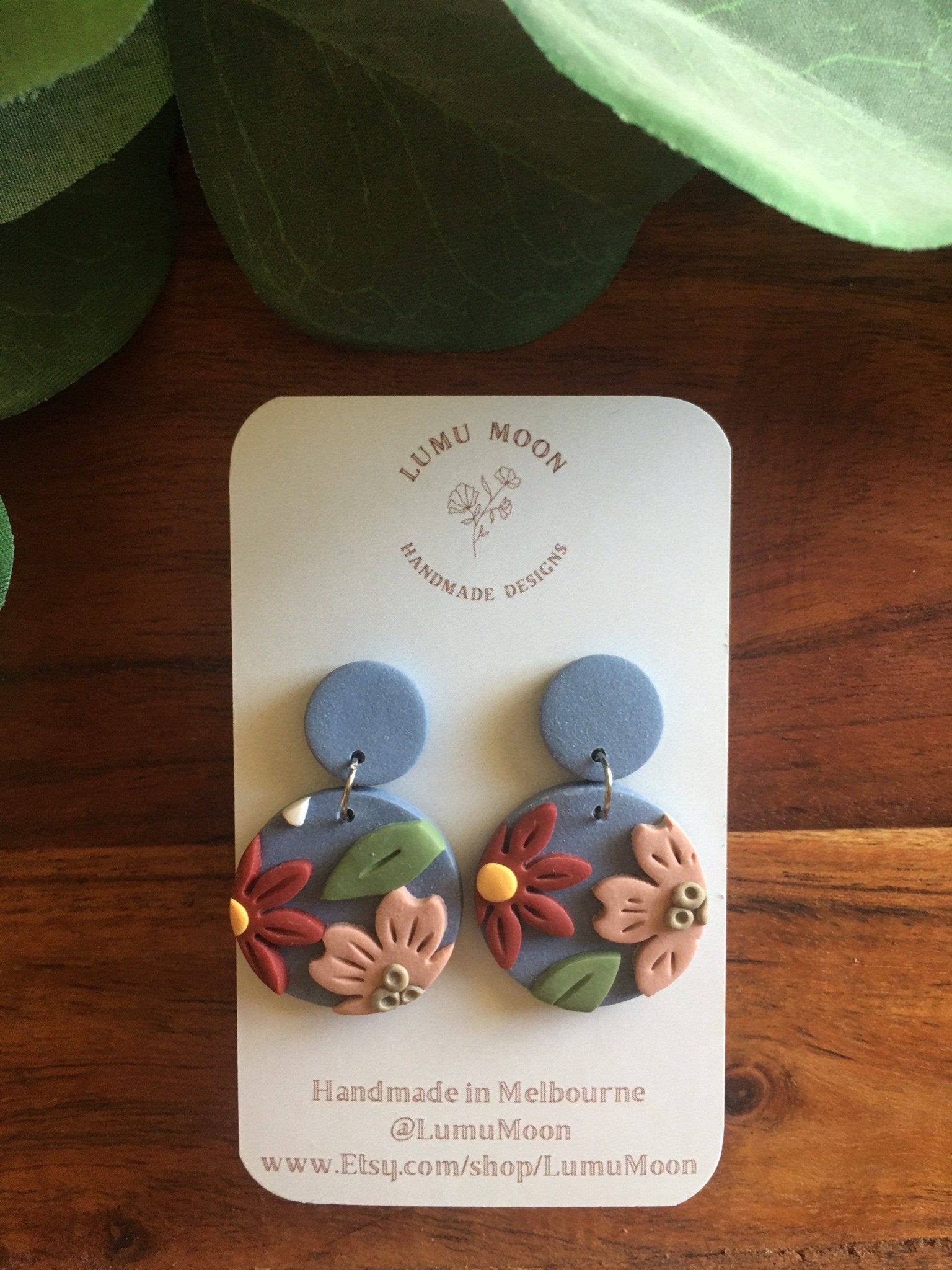 Blue Sky Spring Dangle Earrings - Land to Coast