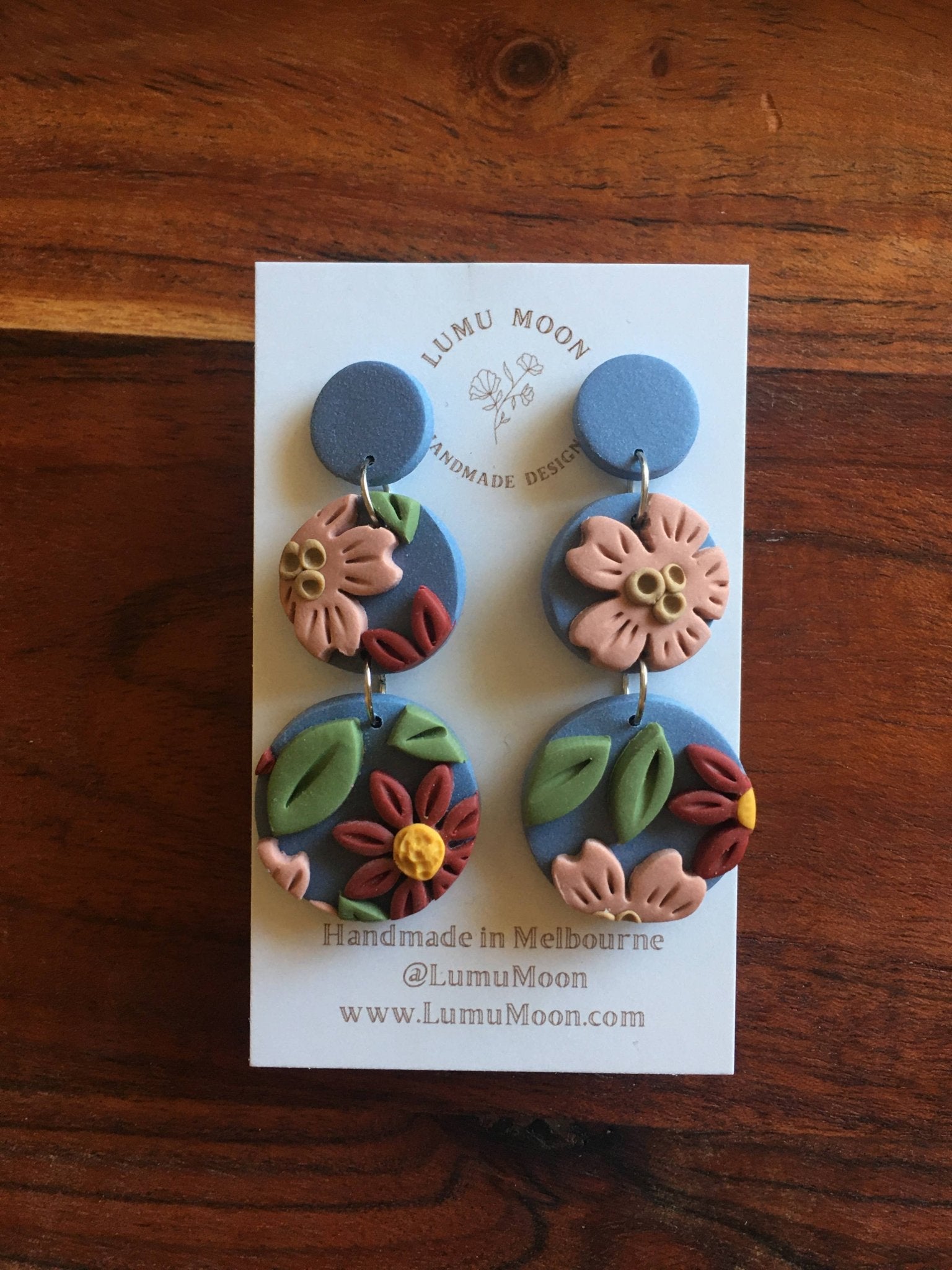 Blue Sky Spring Dangle Earrings - Land to Coast
