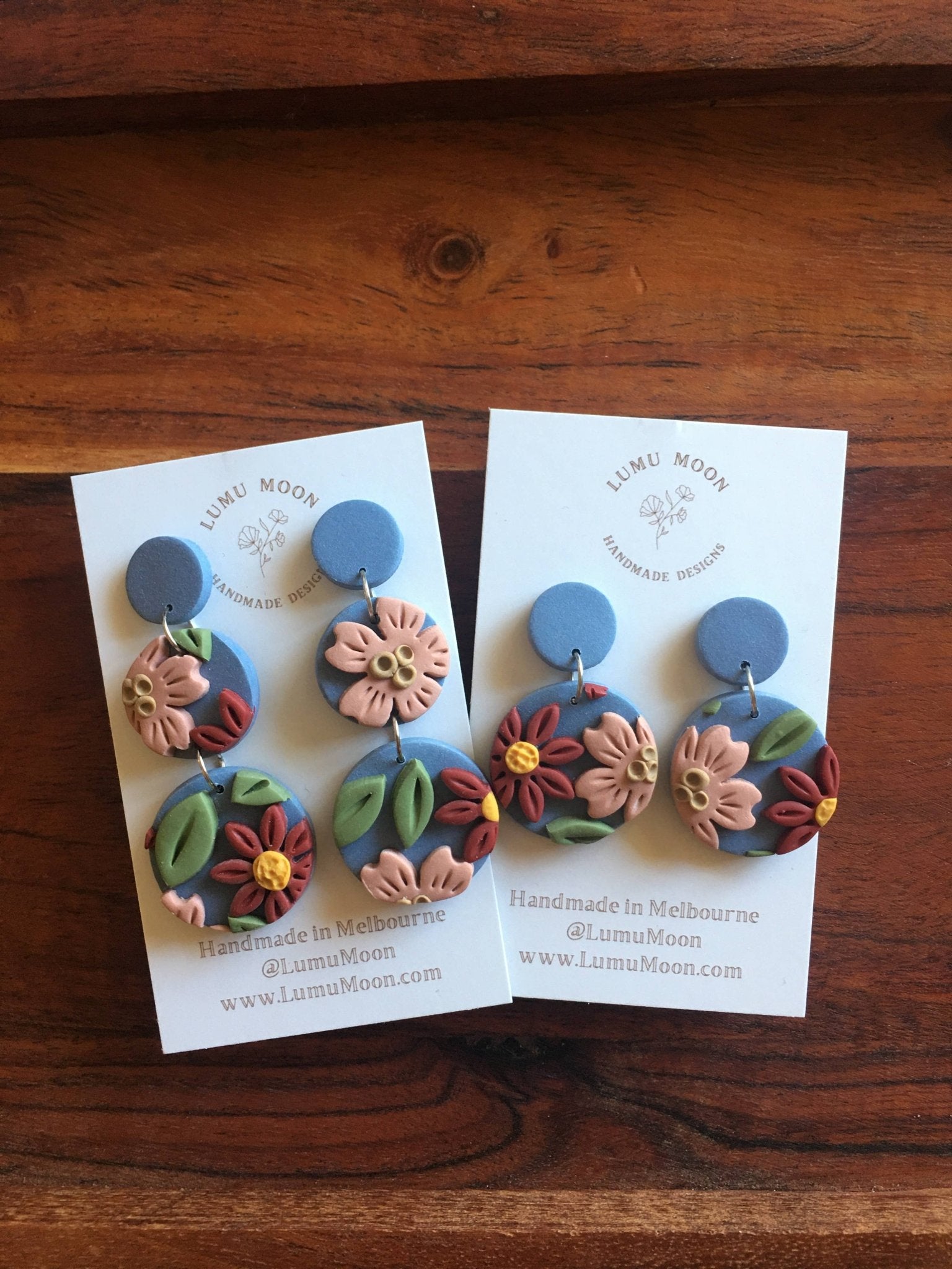Blue Sky Spring Dangle Earrings - Land to Coast
