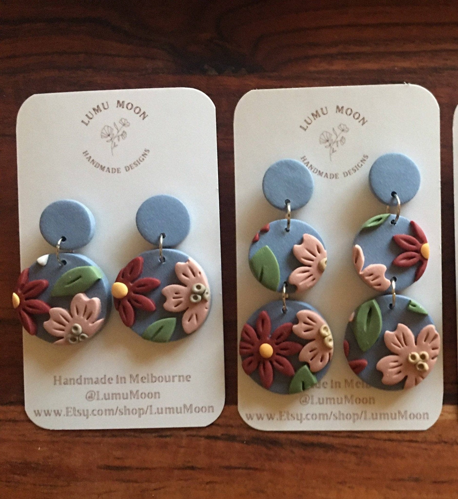 Blue Sky Spring Dangle Earrings - Land to Coast