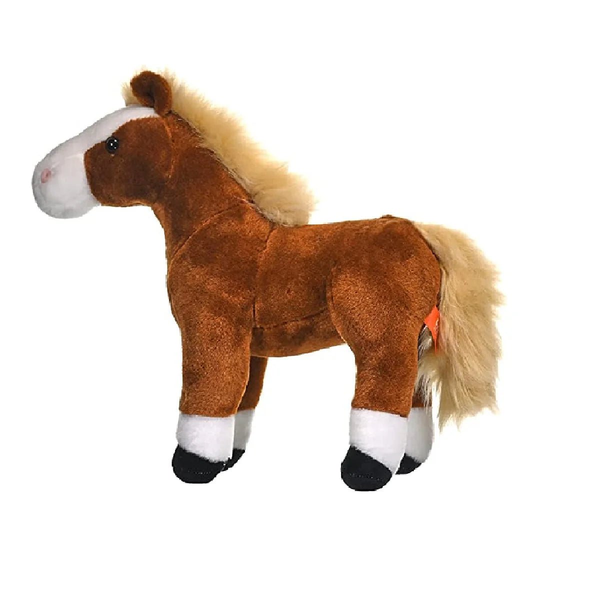 Brown Standing Horse Stuffed Animal - 12" - Land to Coast