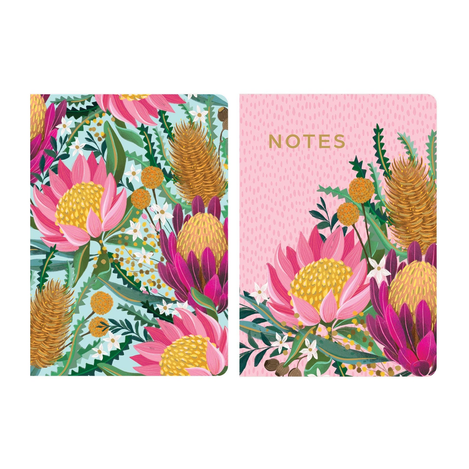 Bushland Botanical Notebook 2pk - Asst Designs - Land to Coast