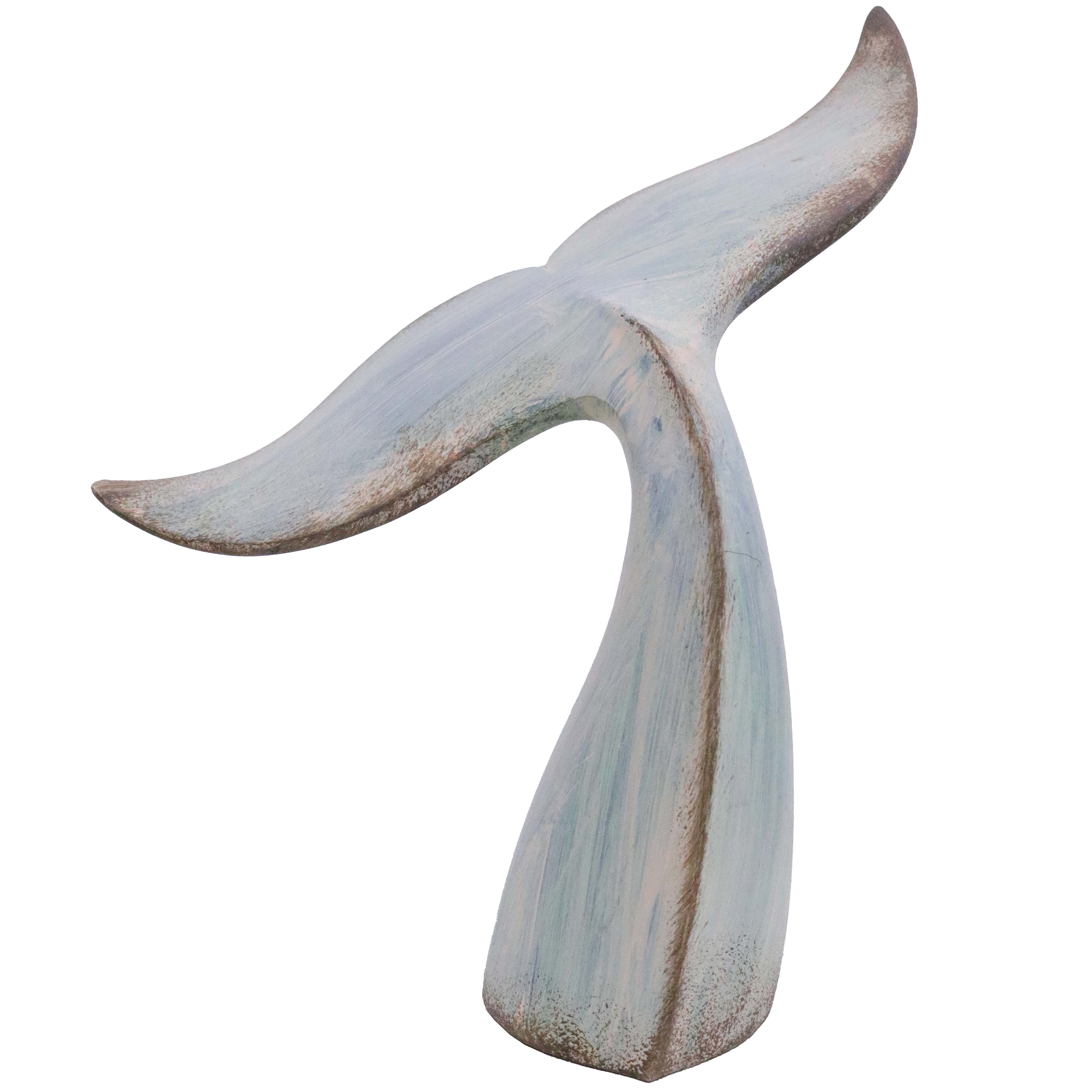 Whale Tail Wash Resin 23x13.5x28.2cm Coastal Gift