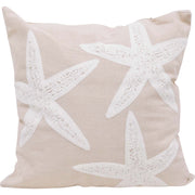 Cushion Starfish Natural Coastal Gift Throw Pillow 43x40x10cm