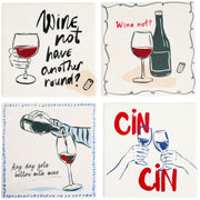 Coasters S/4 Wine Not - Land to Coast