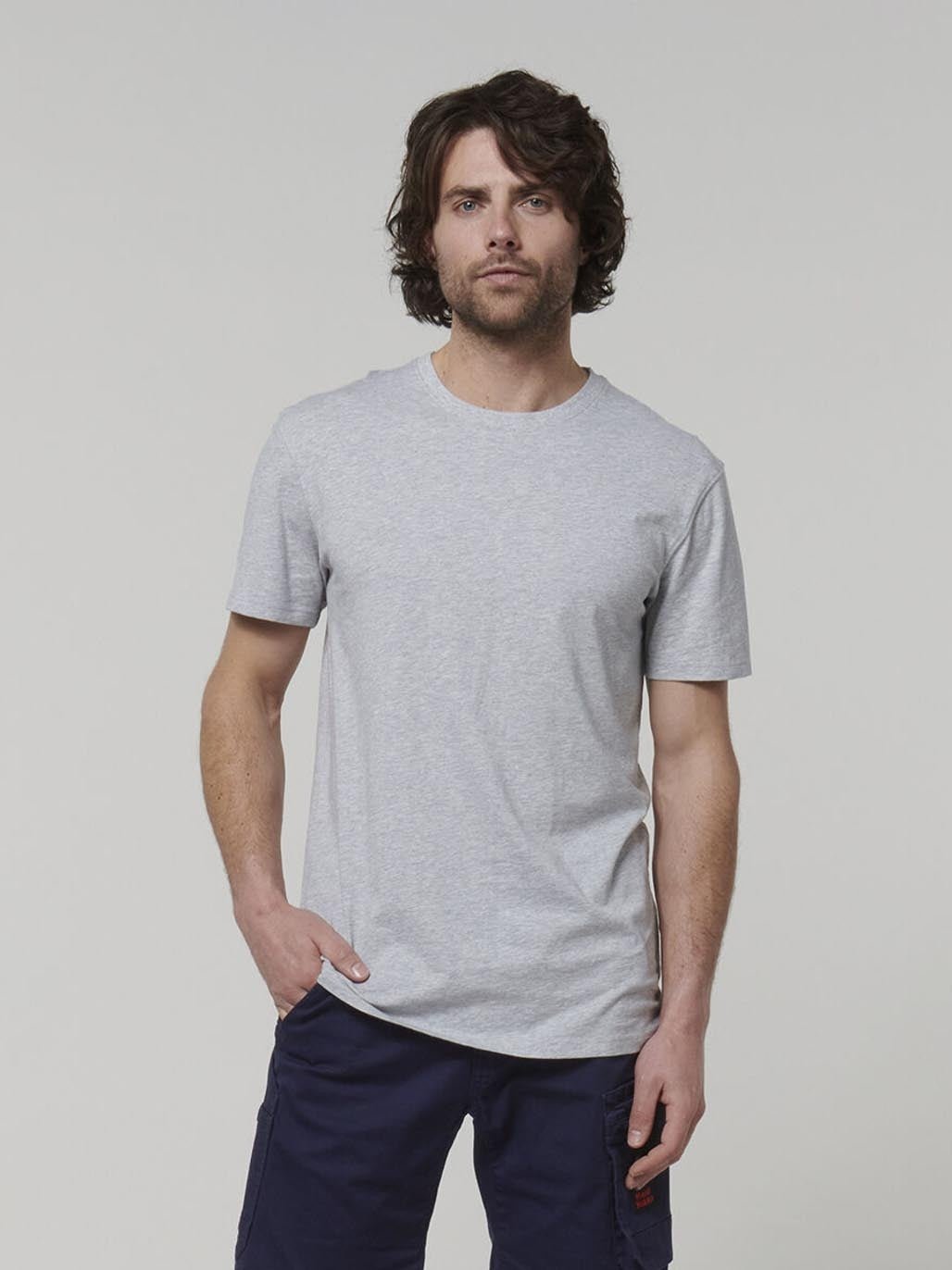 Core short sleeve tee Grey Marle Y19251 - Land to Coast