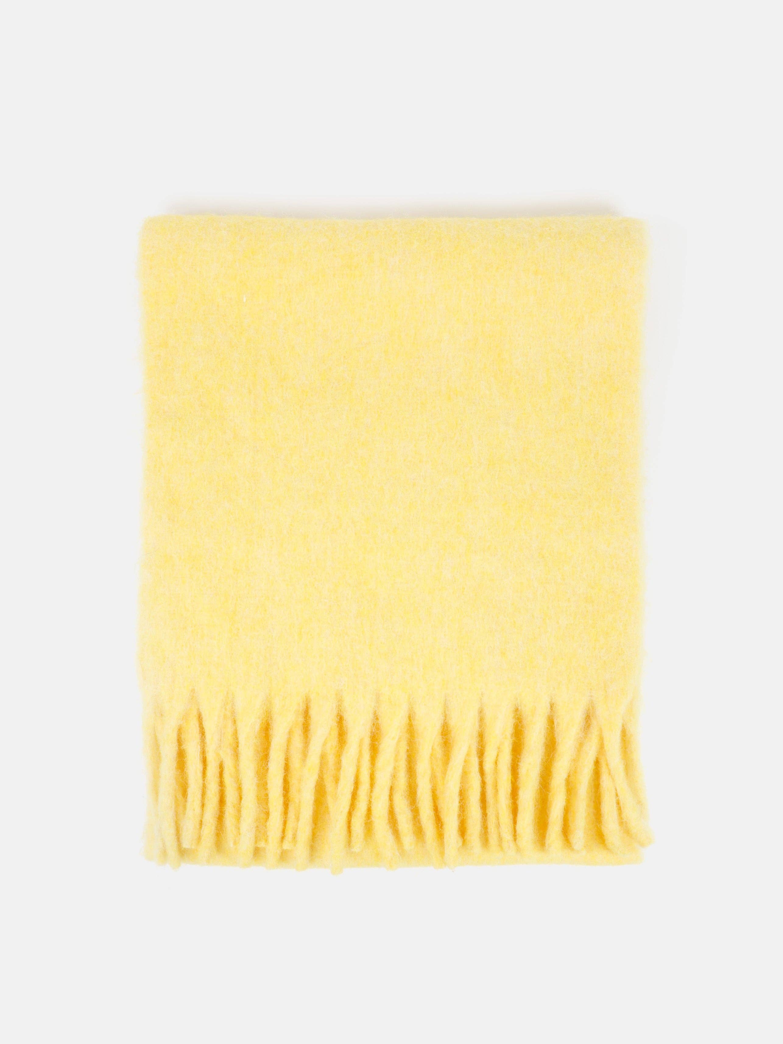 Limoncello Fluffy citrus-yellow Scarf