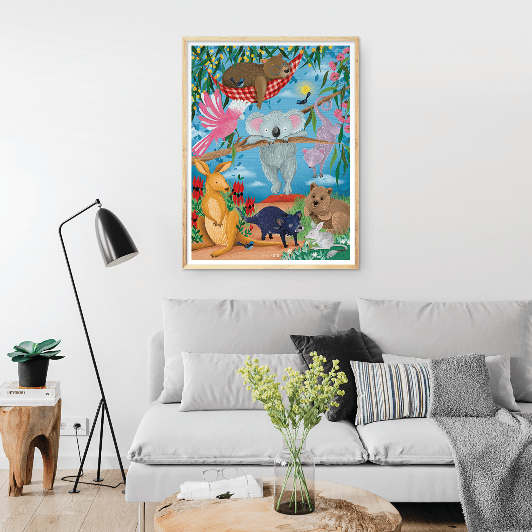 Diesel & Dutch 1000pc Wildlife Down Under Wall Puzzle PUZ054 - Land to Coast