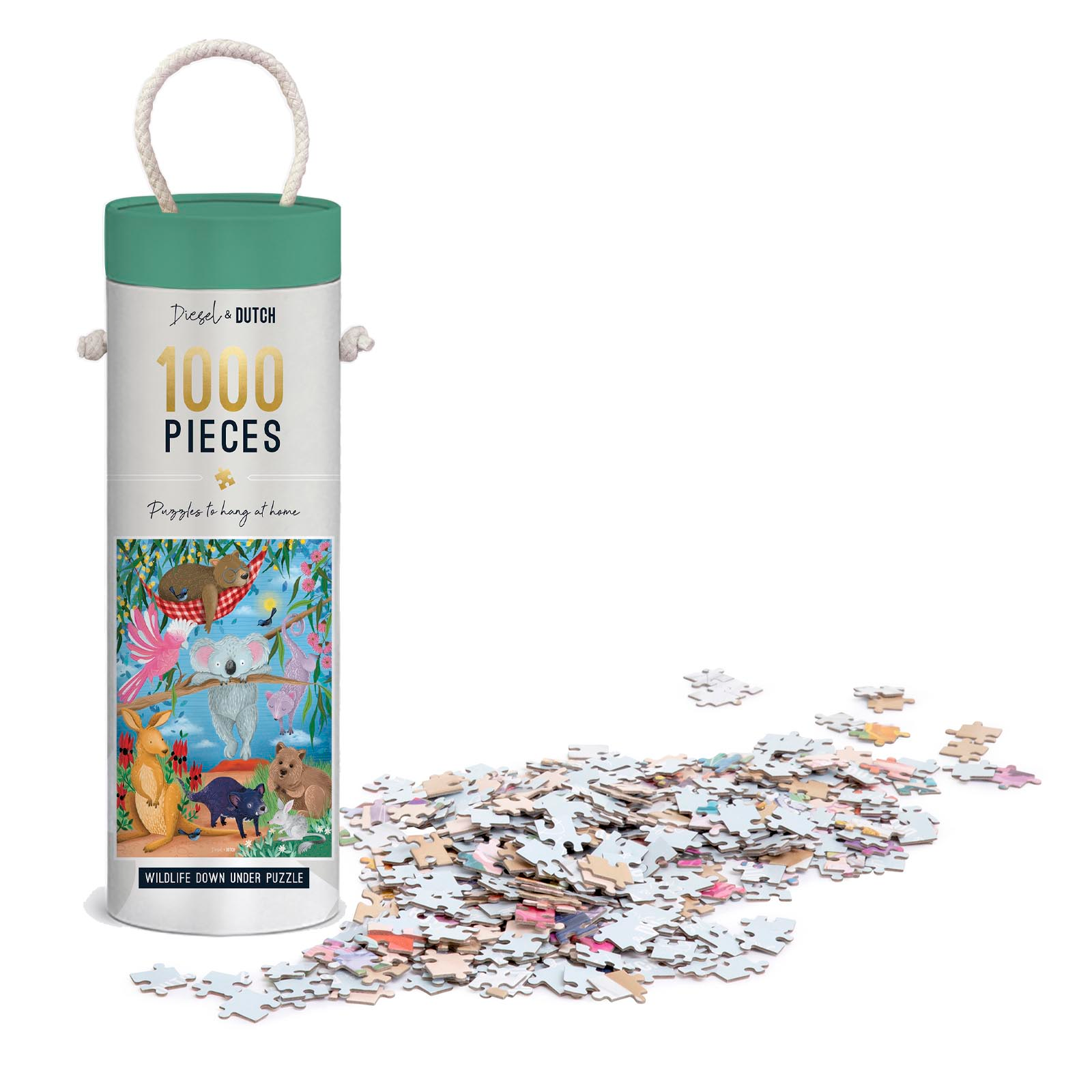 Diesel & Dutch 1000pc Wildlife Down Under Wall Puzzle PUZ054 - Land to Coast