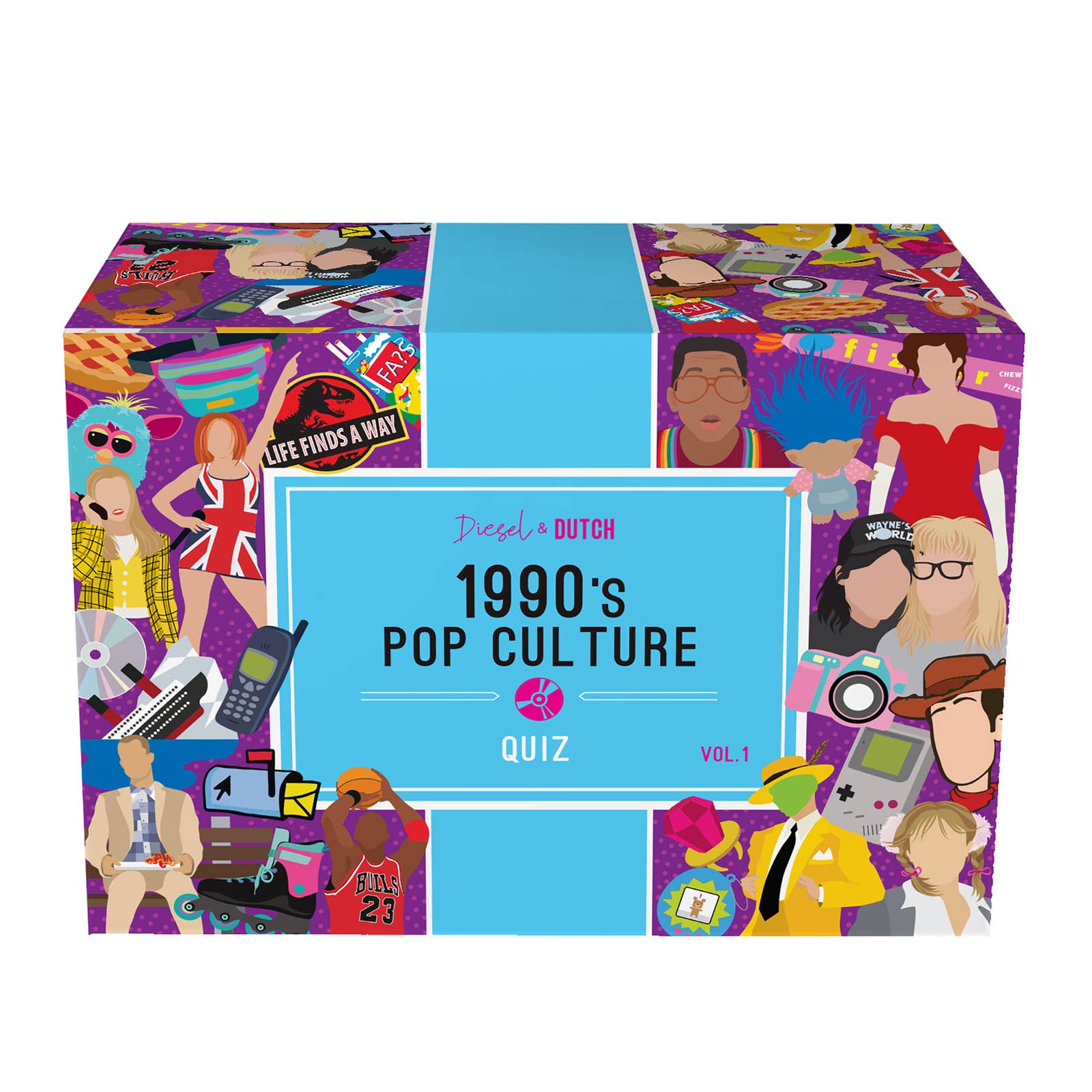 Diesel & Dutch 1990s Pop Culture Trivia Quiz Family Game TRI011 - Land to Coast