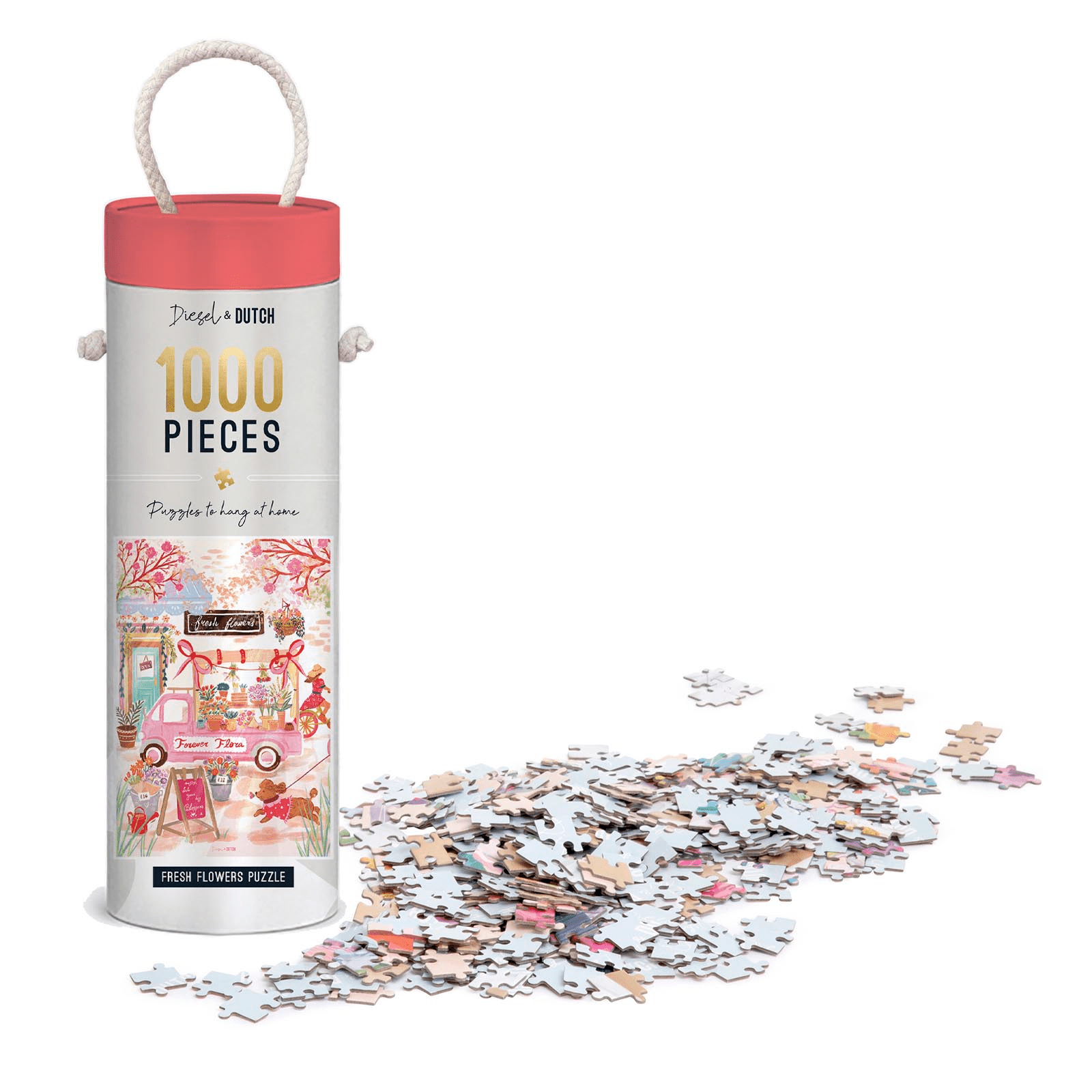 Diesel & Dutch Fresh Flowers 1000pc Wall Jigsaw Puzzle PUZ056 - Land to Coast