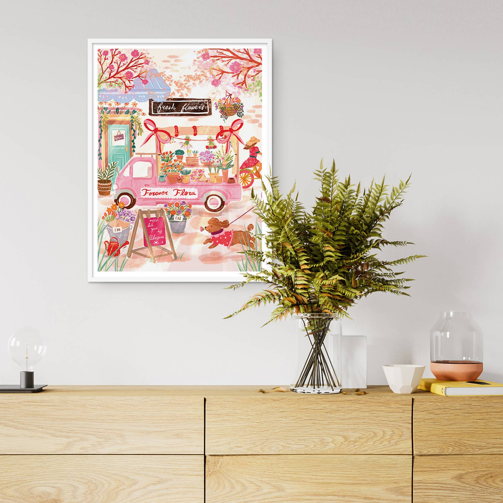 Diesel & Dutch Fresh Flowers 1000pc Wall Jigsaw Puzzle PUZ056 - Land to Coast
